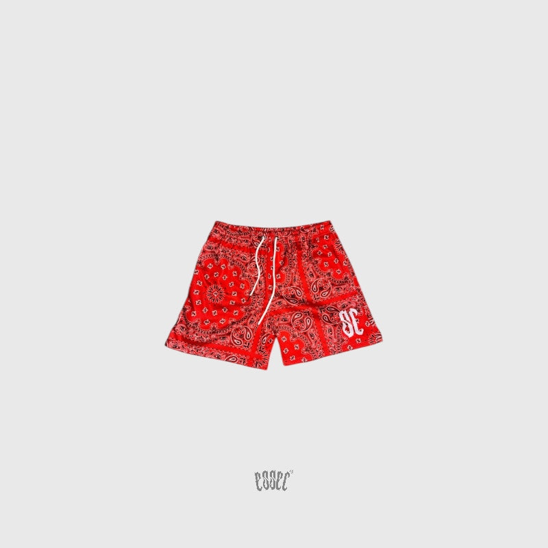 Essec Bandana Shorts Red