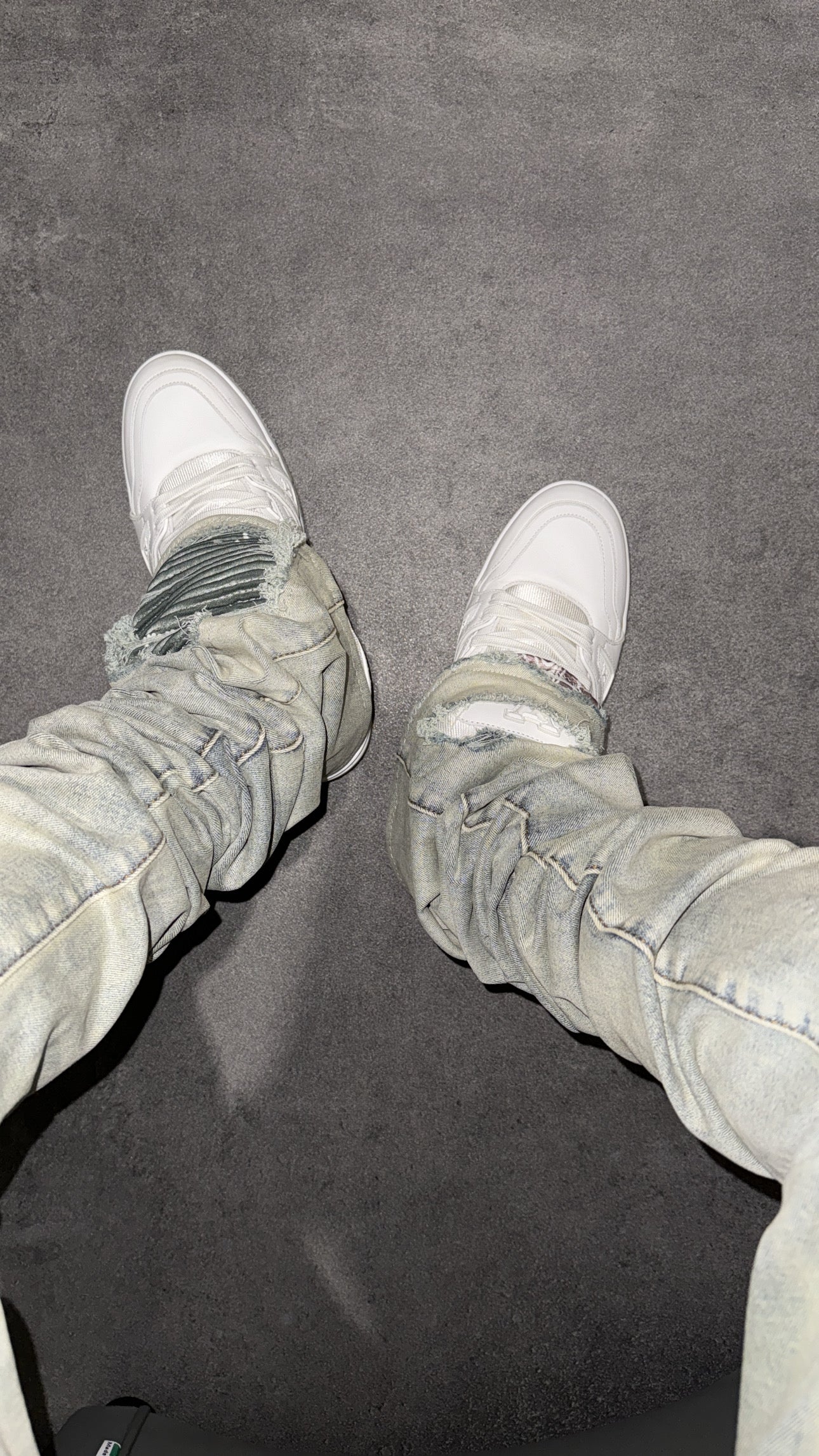 Stacked Full Bandana Grey Denim