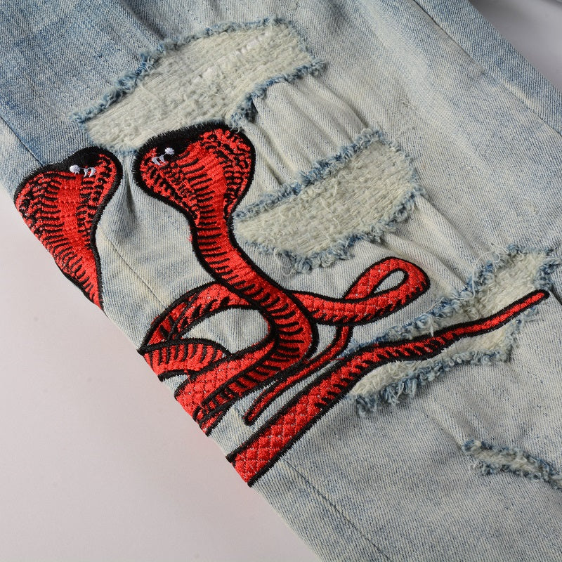 Red Snake Denim