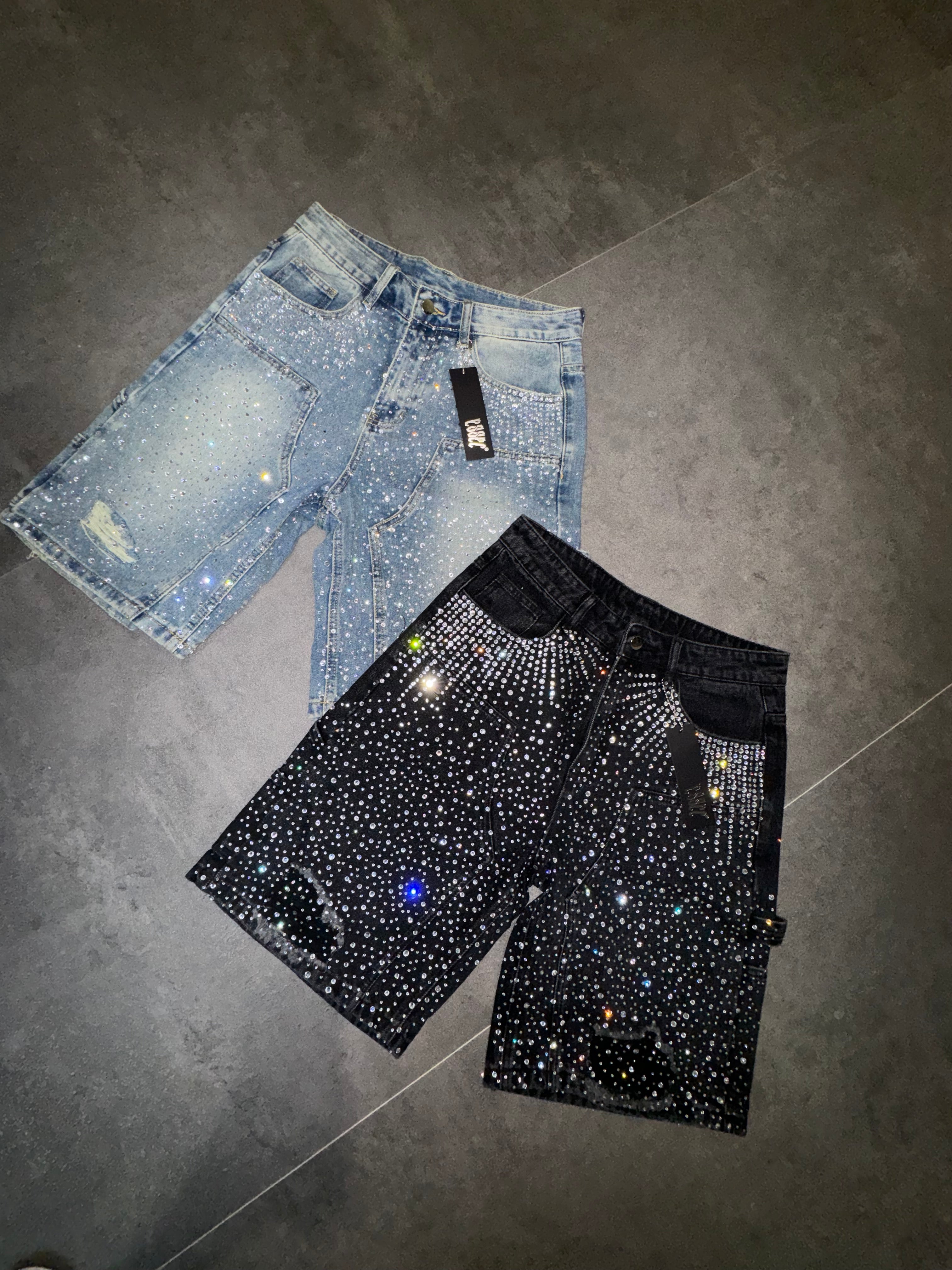 Essec Diamond Black Shorts