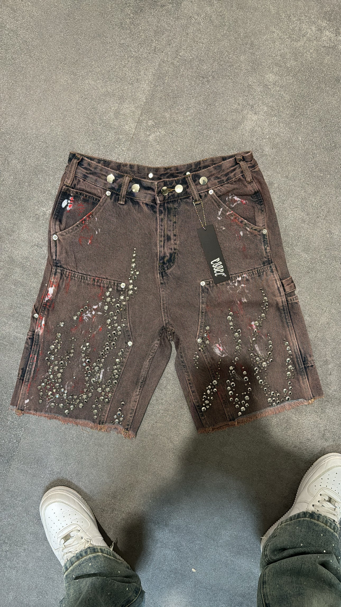 Vvs Flame Shorts Red Wash