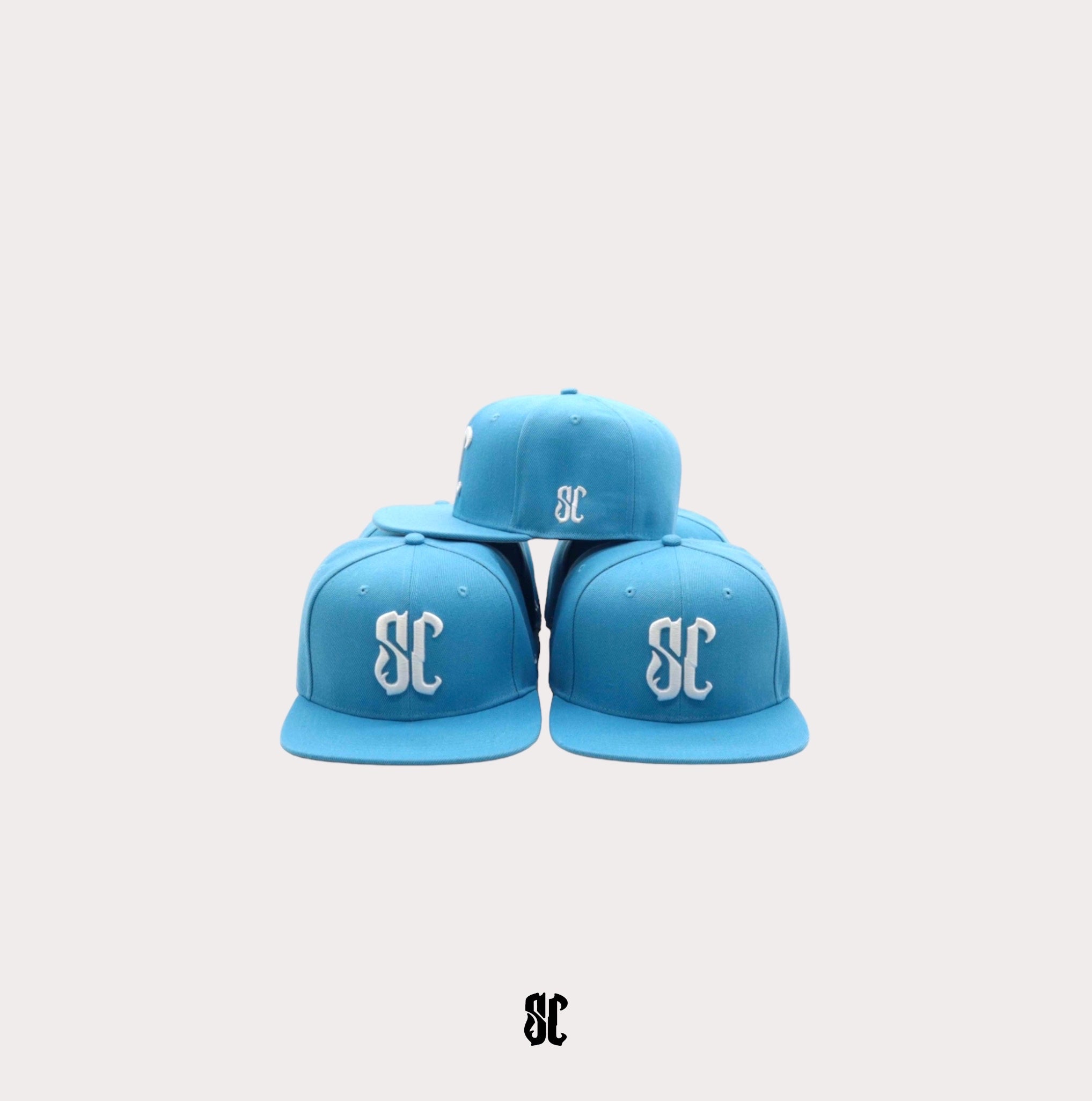 SC Sky Blue Fitted Hat