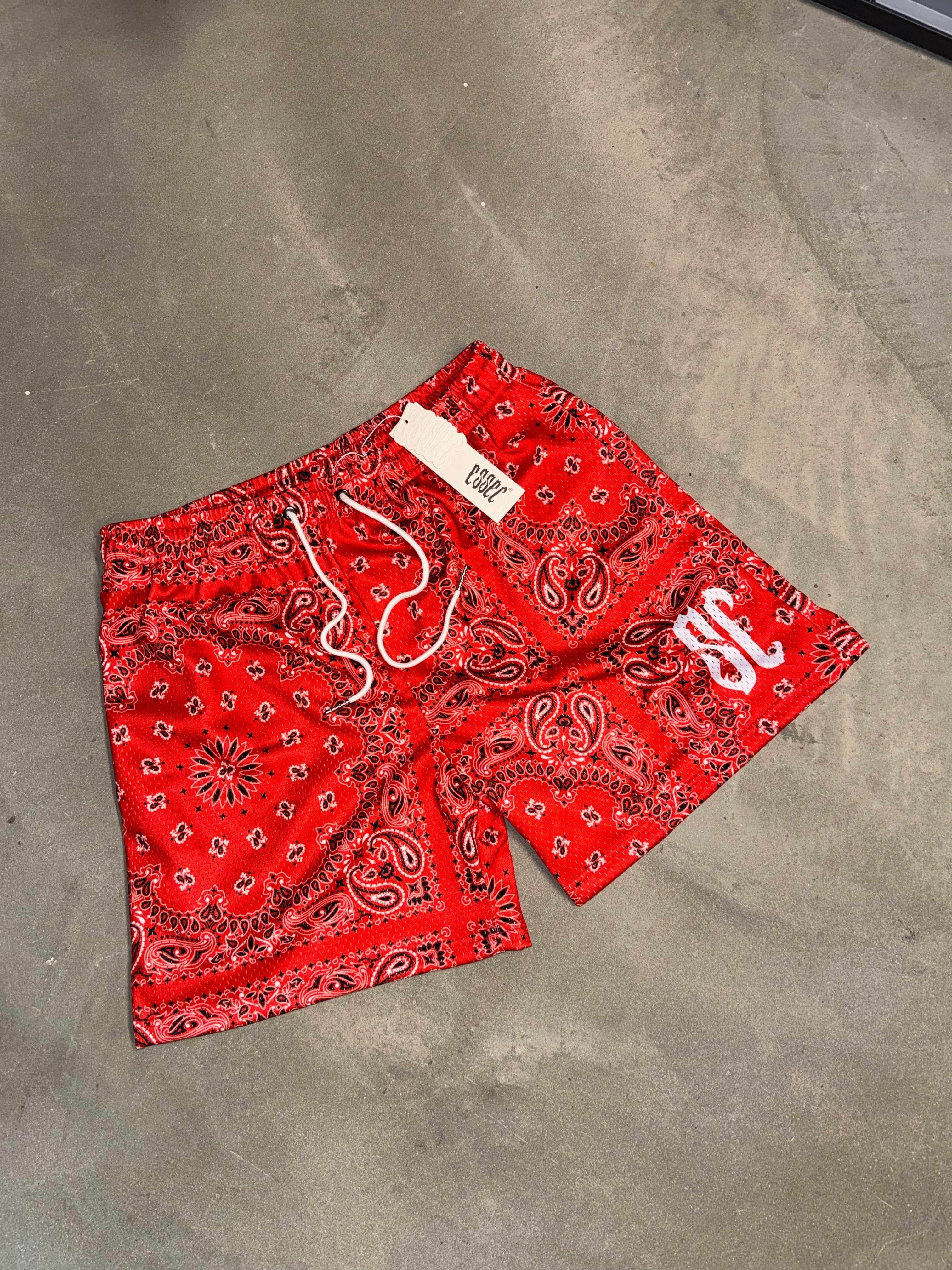Essec Bandana Shorts Red