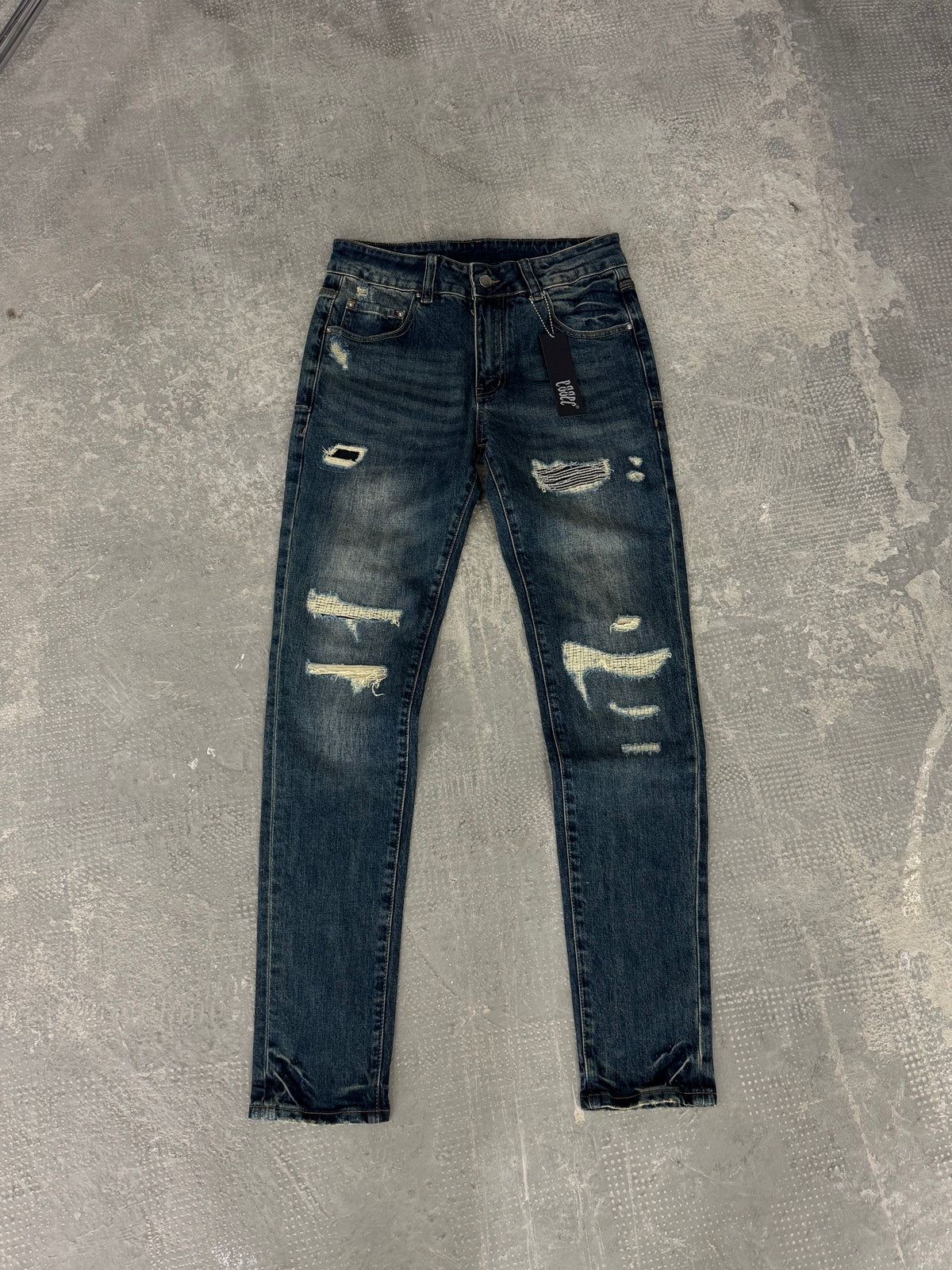Navy Blue Slim Patches (24h Shipping)