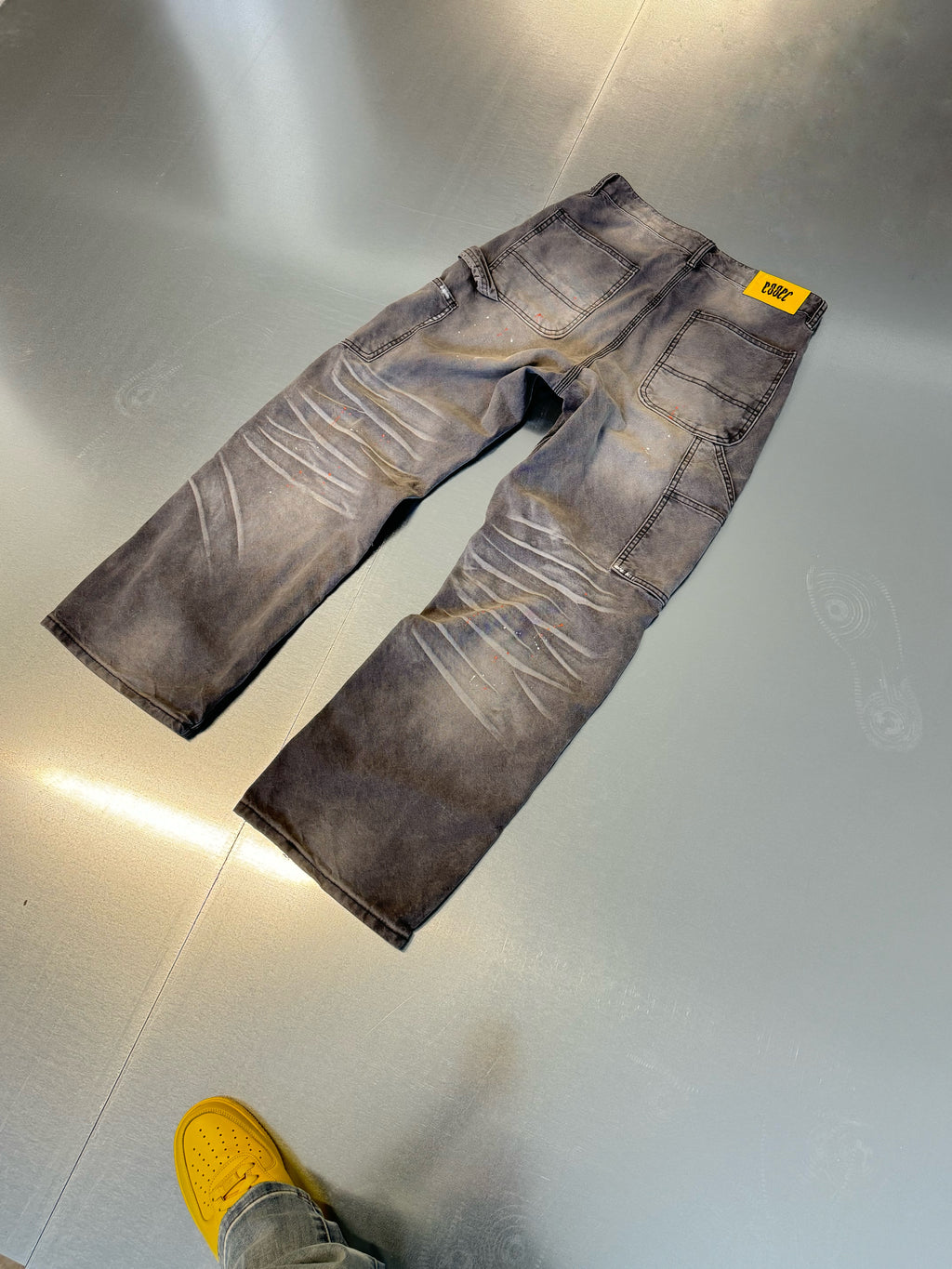 Grey Baggy Denim