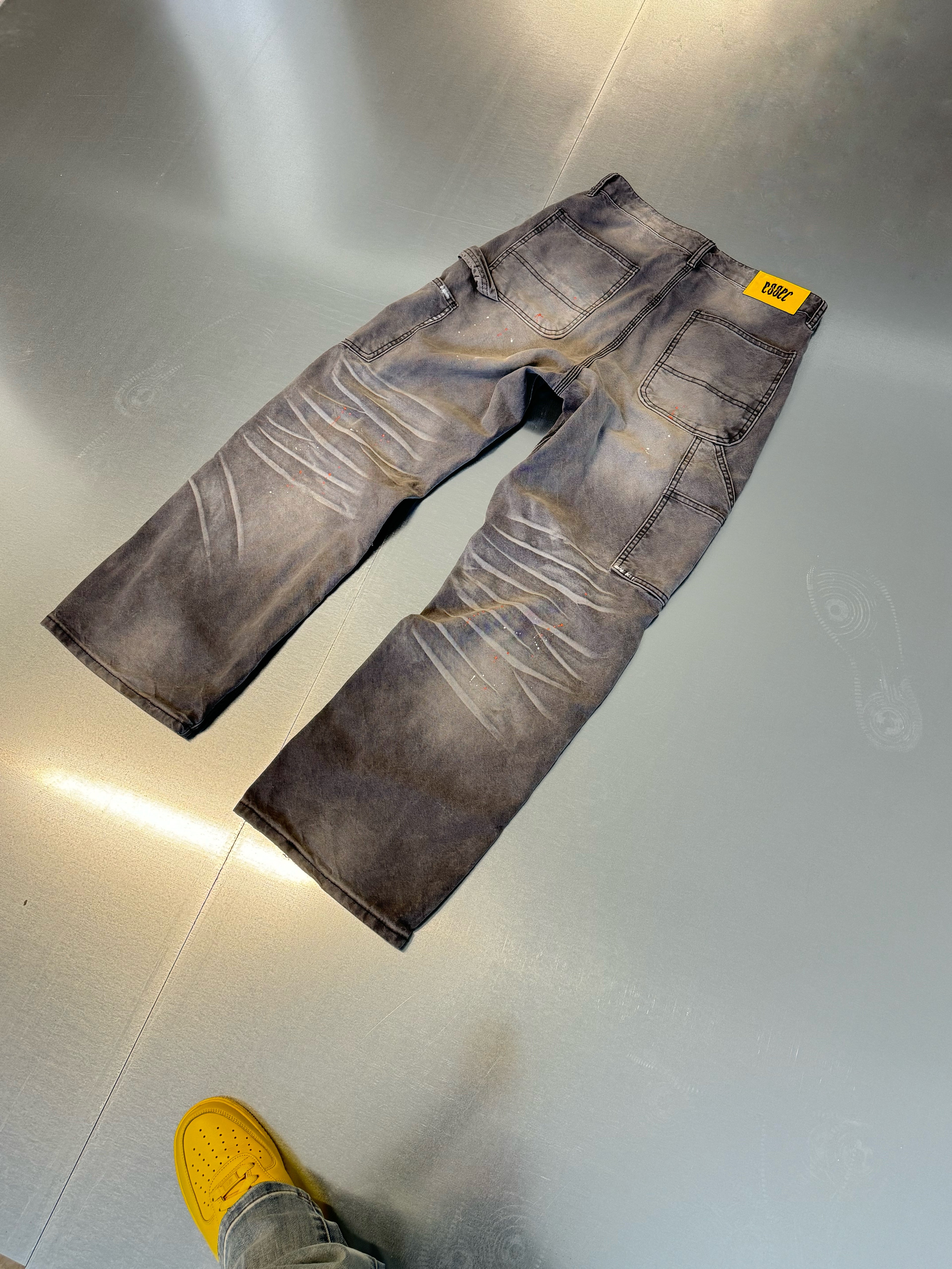 Grey Baggy Denim