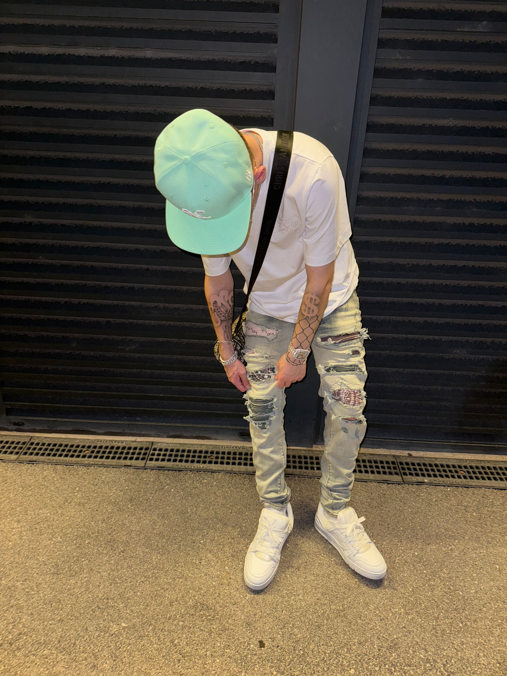 Full Bandana Grey Denim