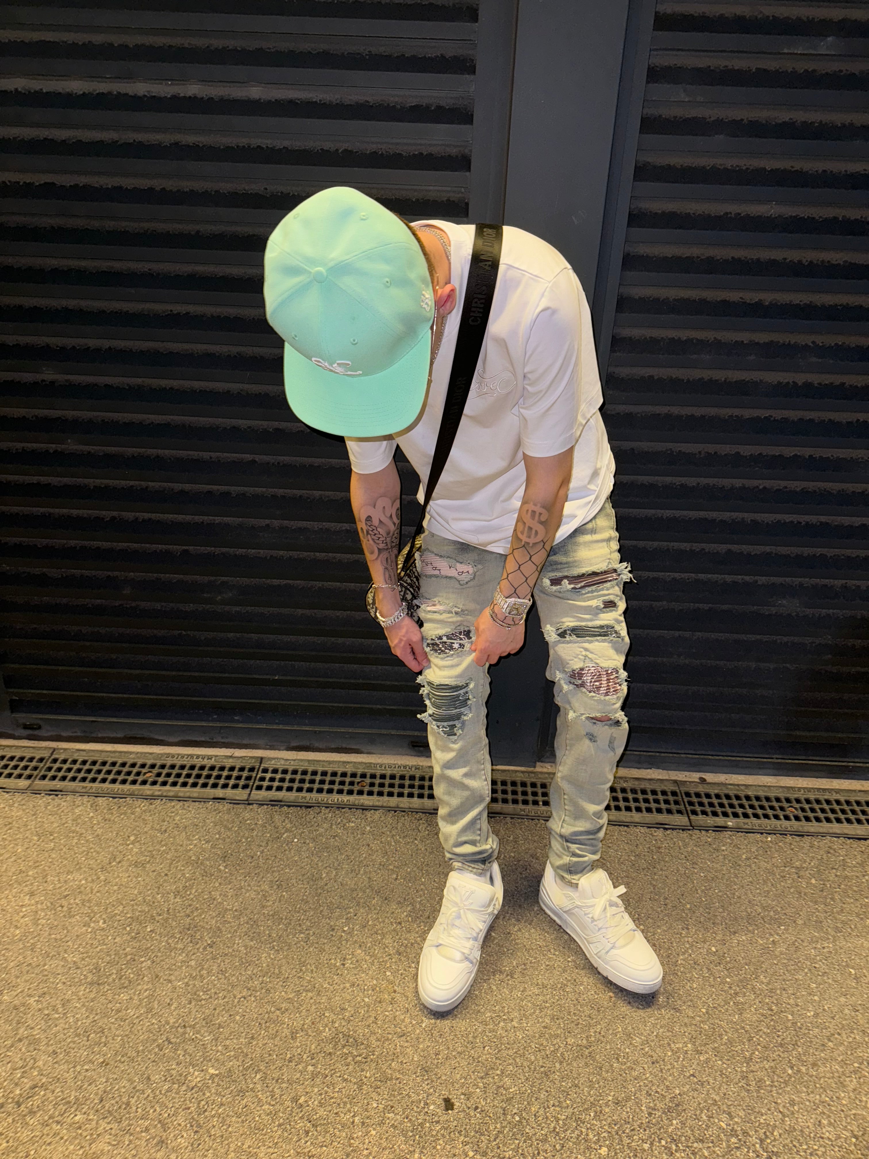 Full Bandana Grey Denim