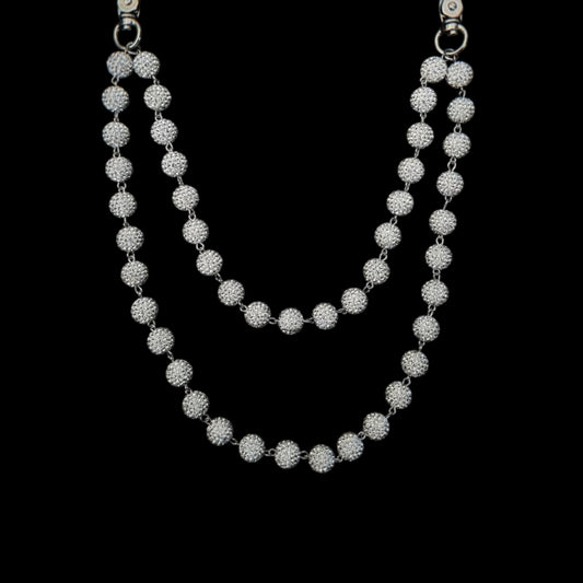 Iced Pearl Wallet Chain