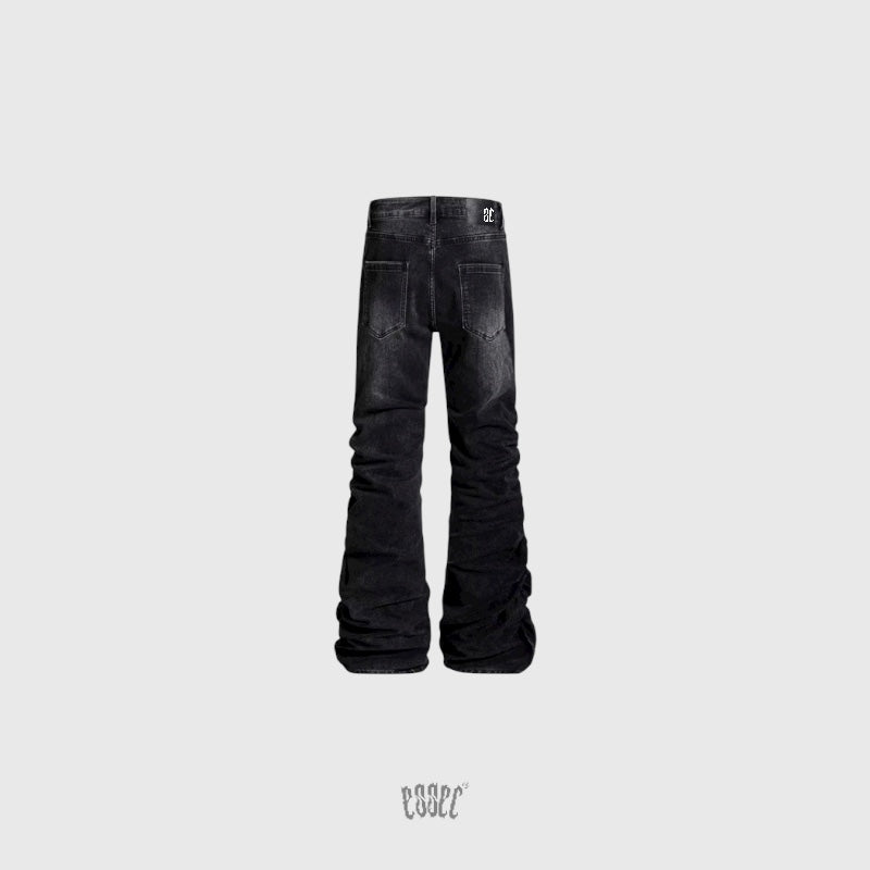 Essec Black Stacked Distressed