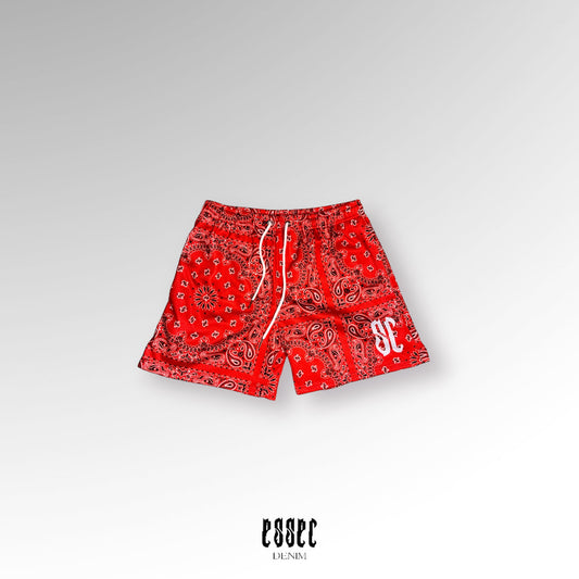 Essec Bandana Shorts Red