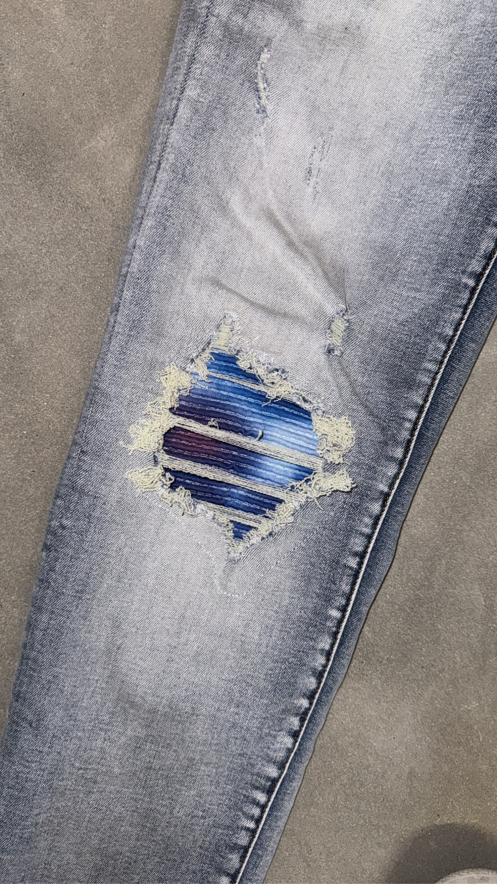Blue Shades Patch Denim