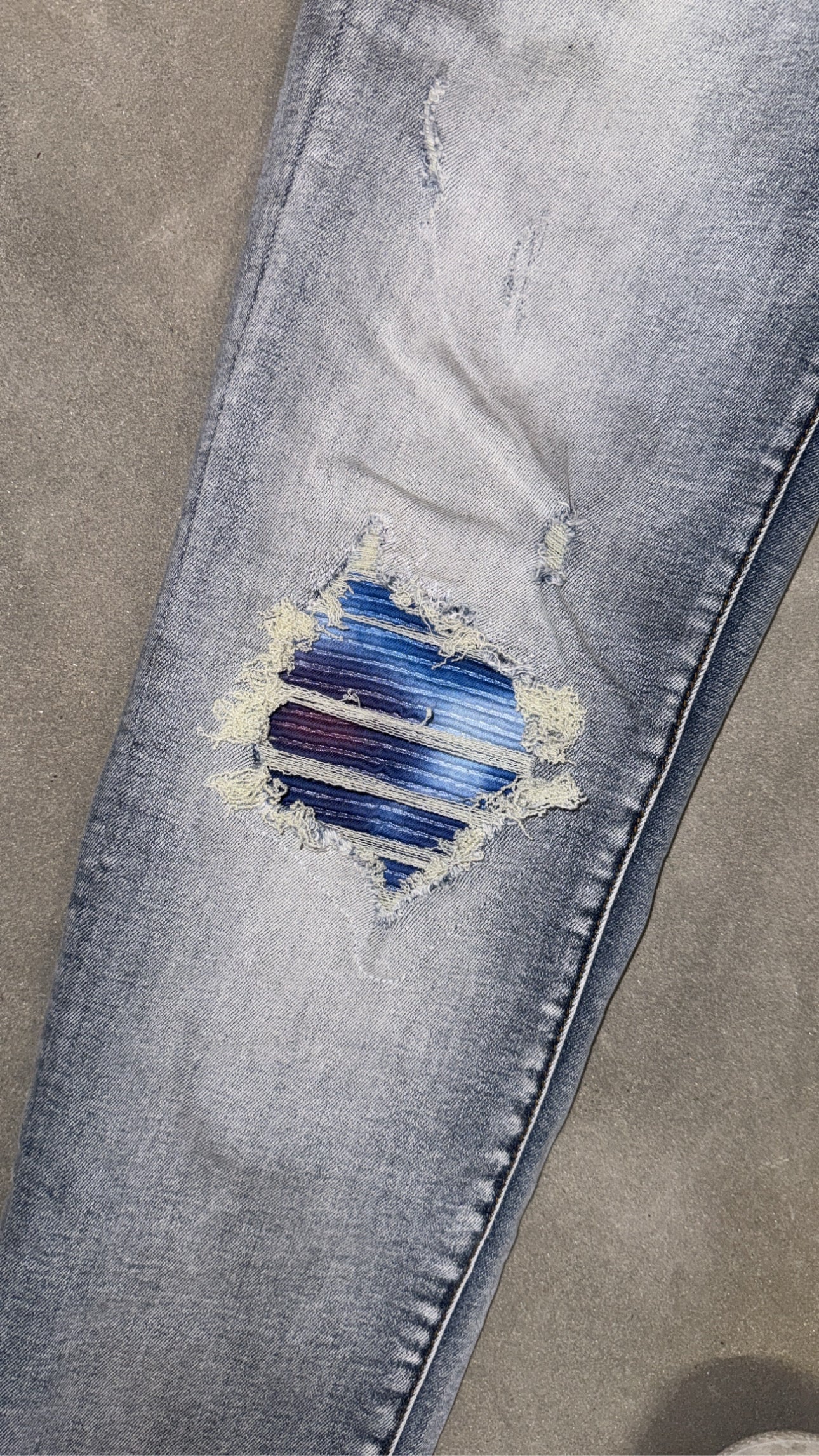 Blue Shades Patch Denim