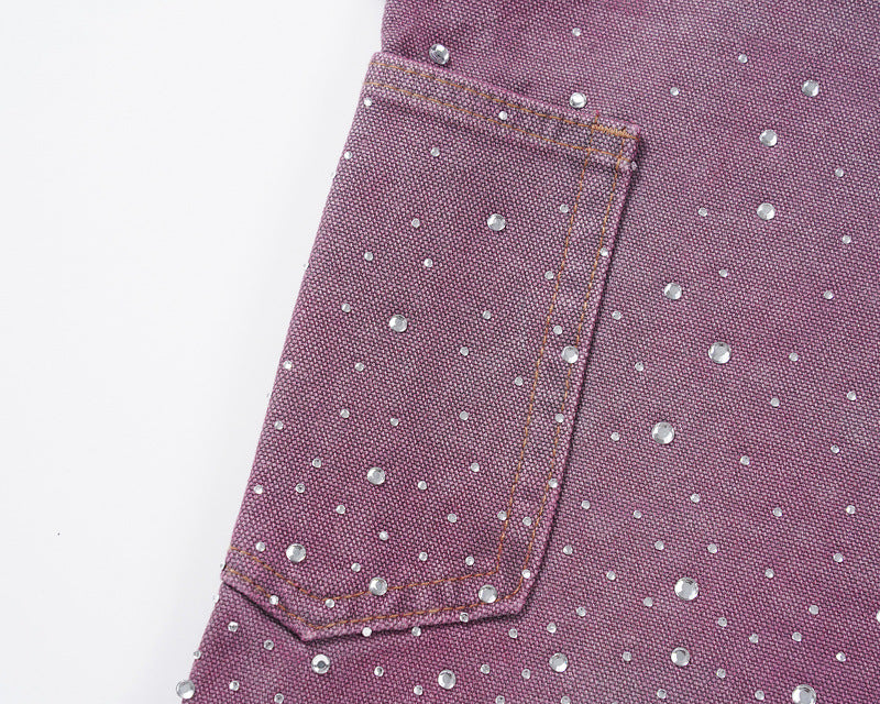 Essec Diamond Wine Red Jorts