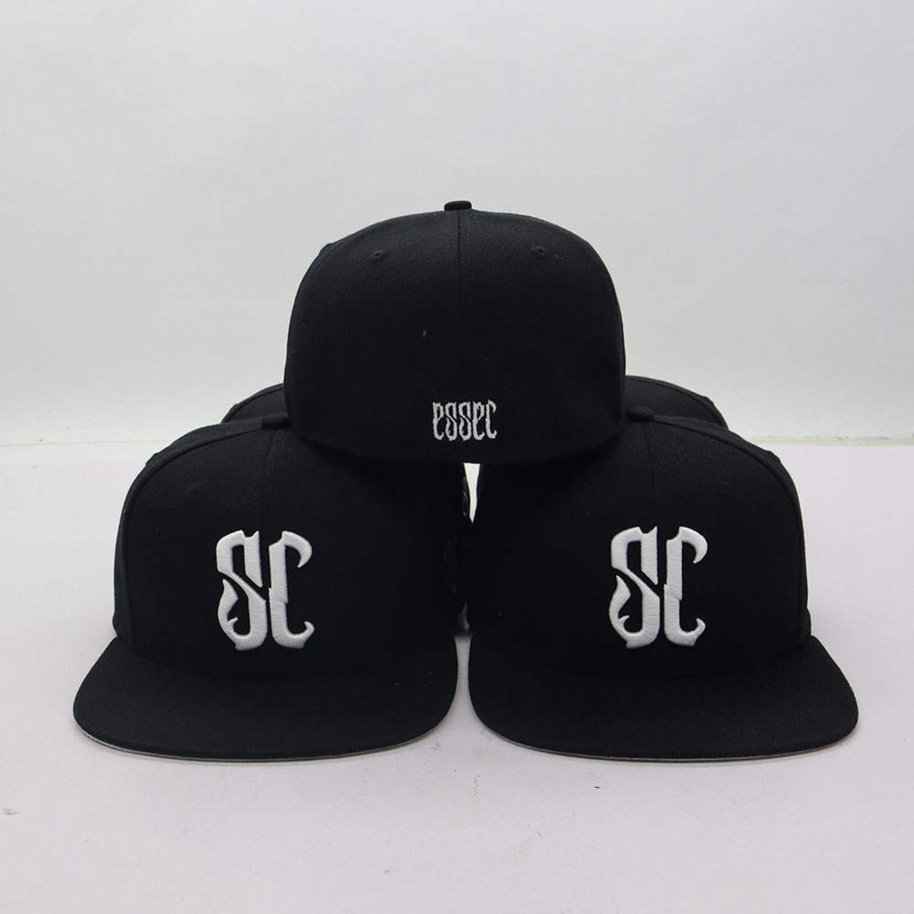SC Black Fitted Hat