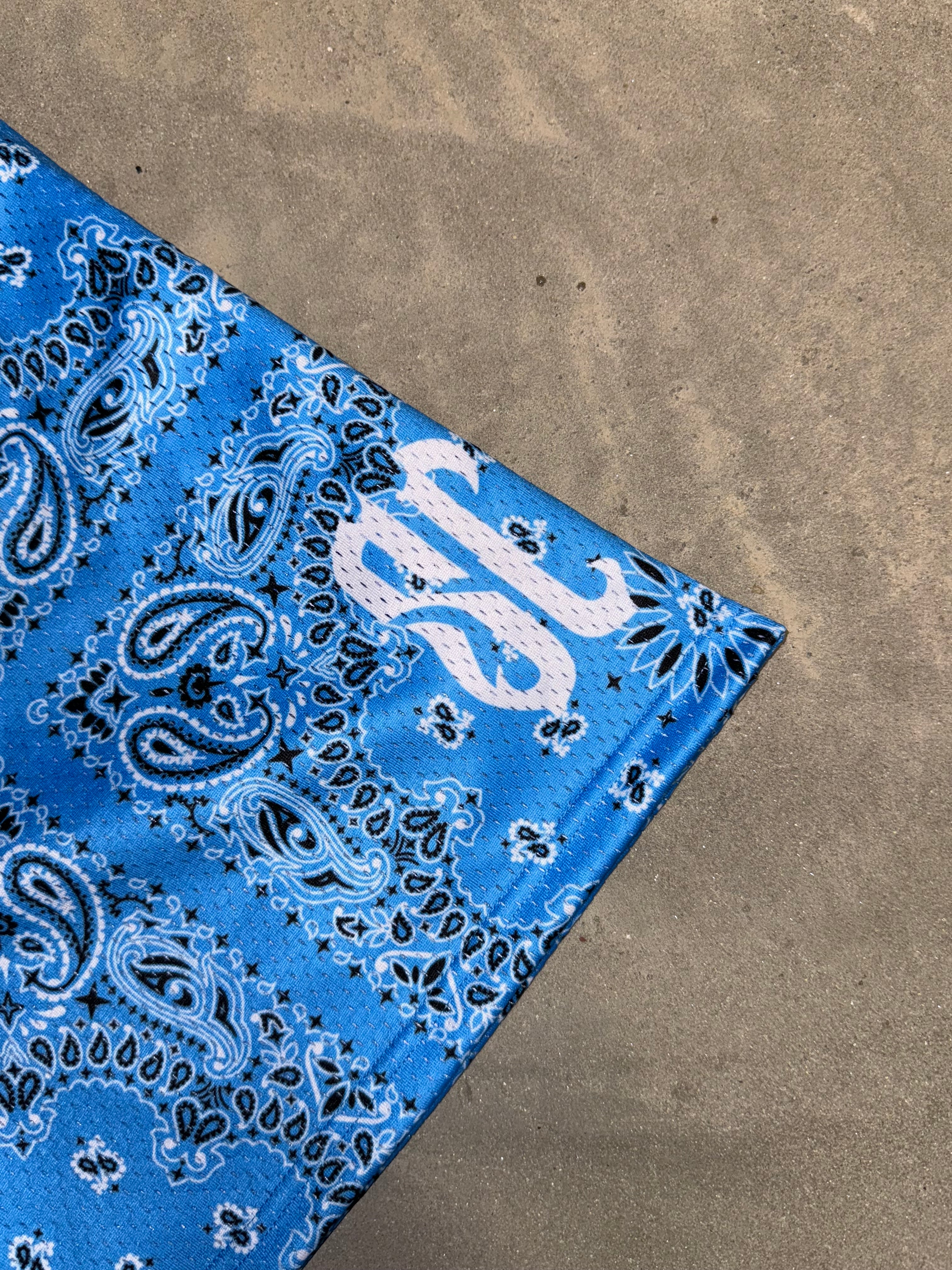 Essec Bandana Shorts Ice Blue