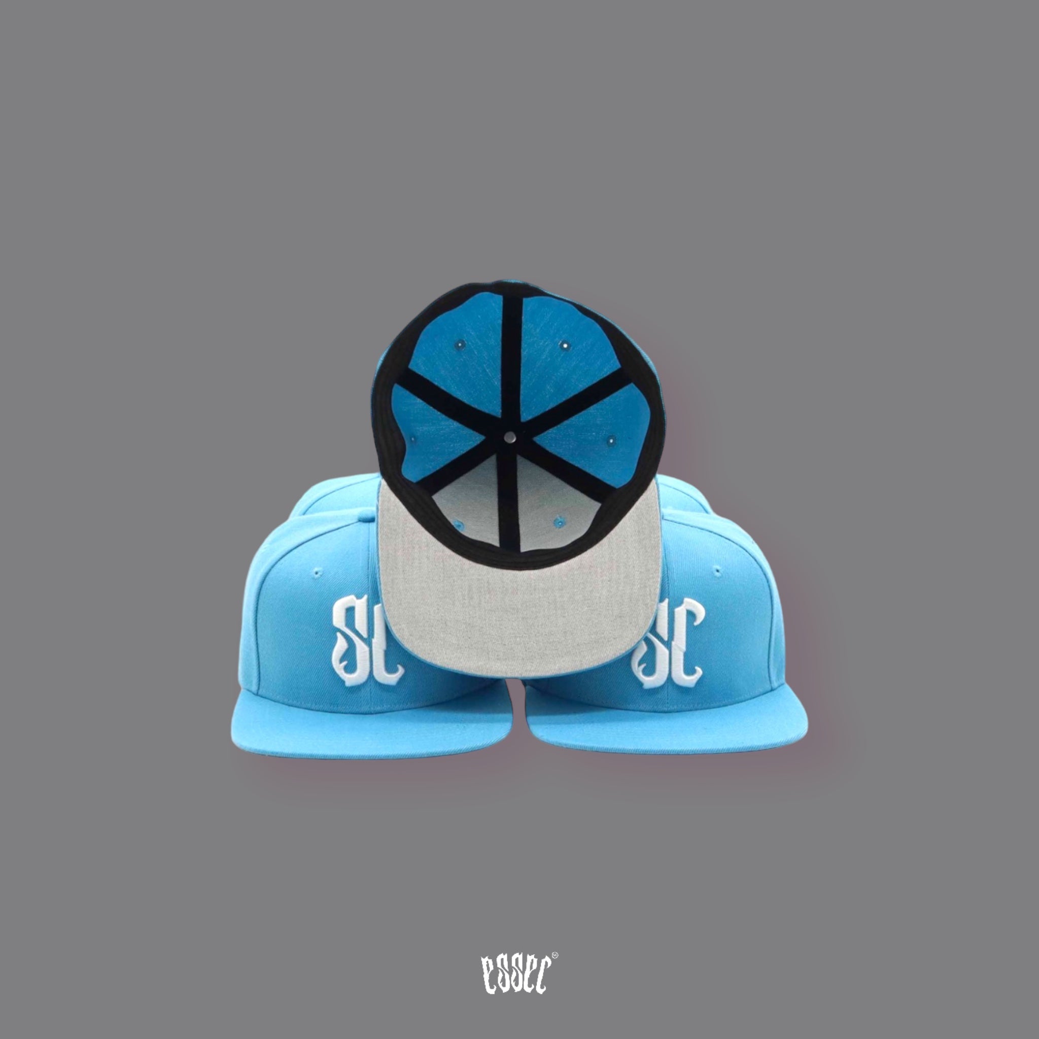 SC Sky Blue Fitted Hat
