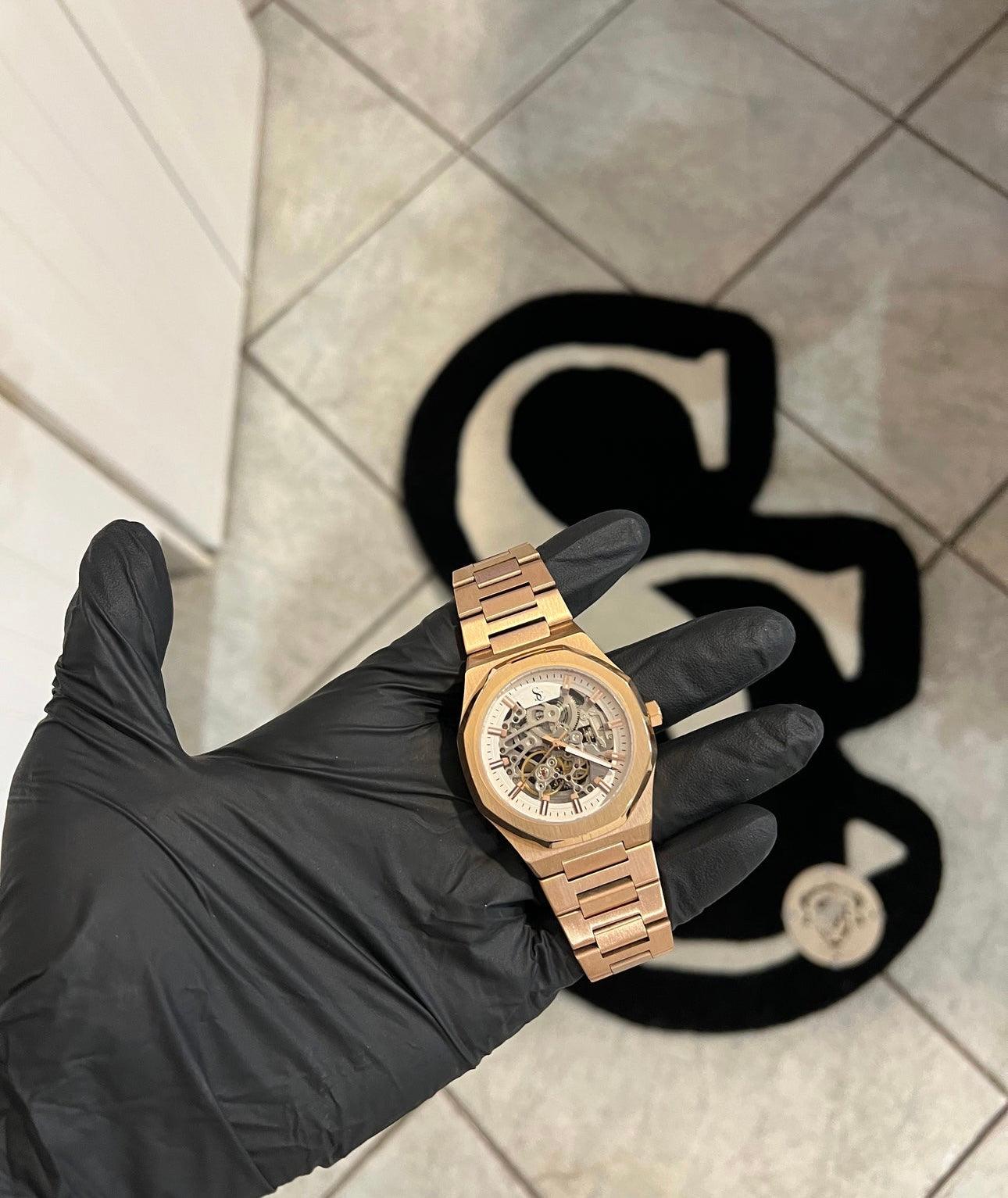 Essec Skeleton Watch Rose Gold 1/1