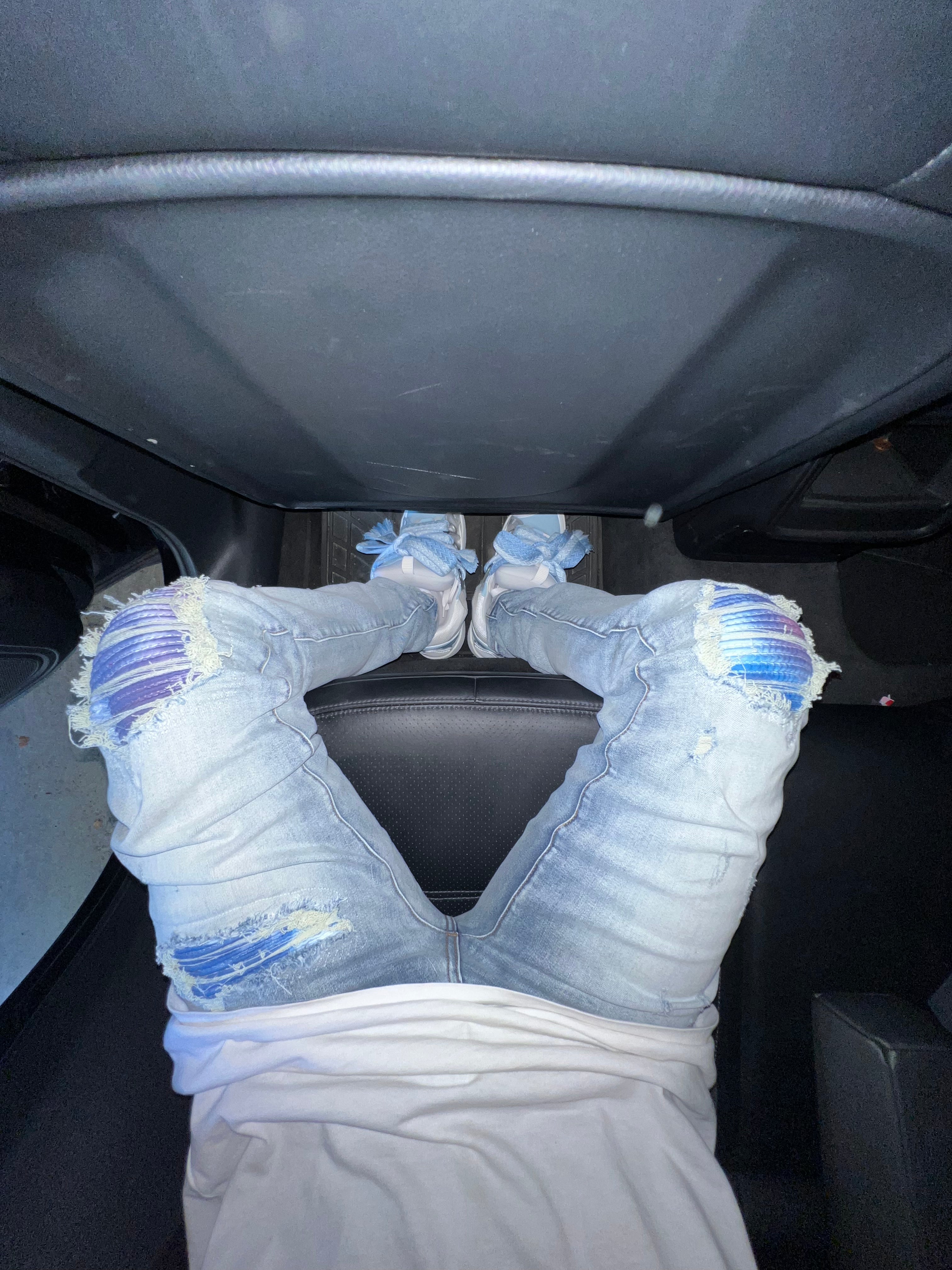Blue Shades Patch Denim