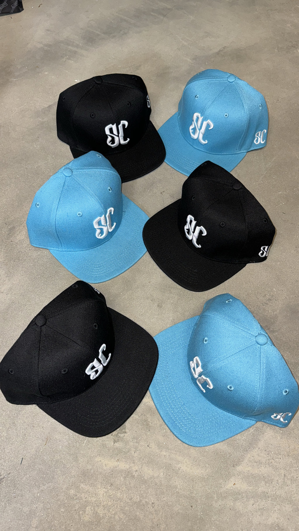 SC Black Fitted Hat