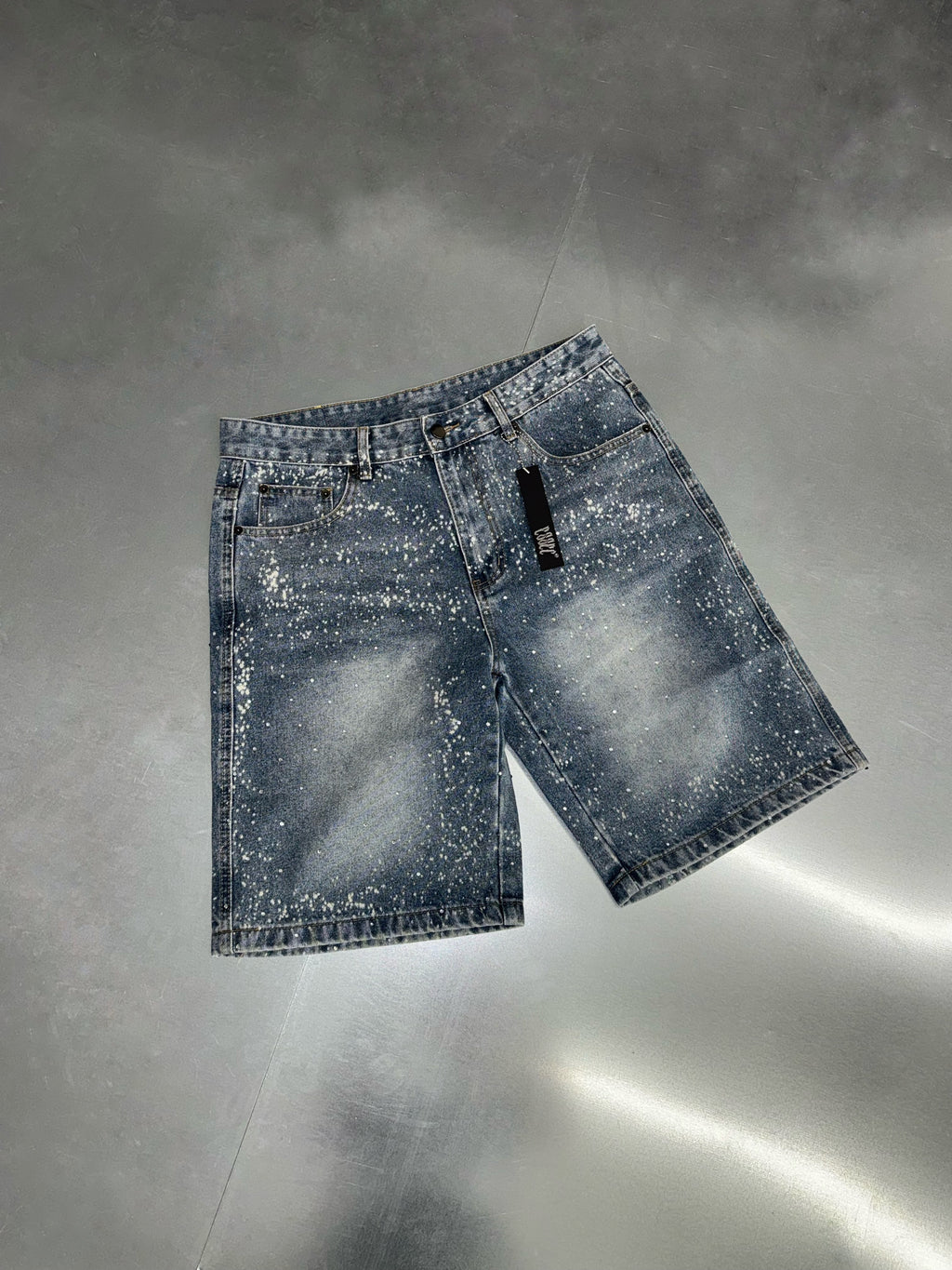 Blue Painted Vvs Shorts