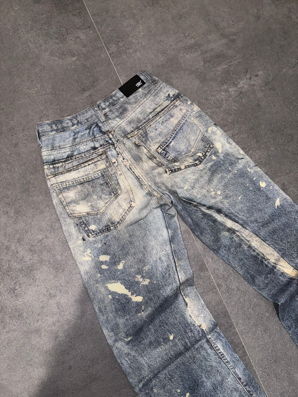 Painted Baggy Denim