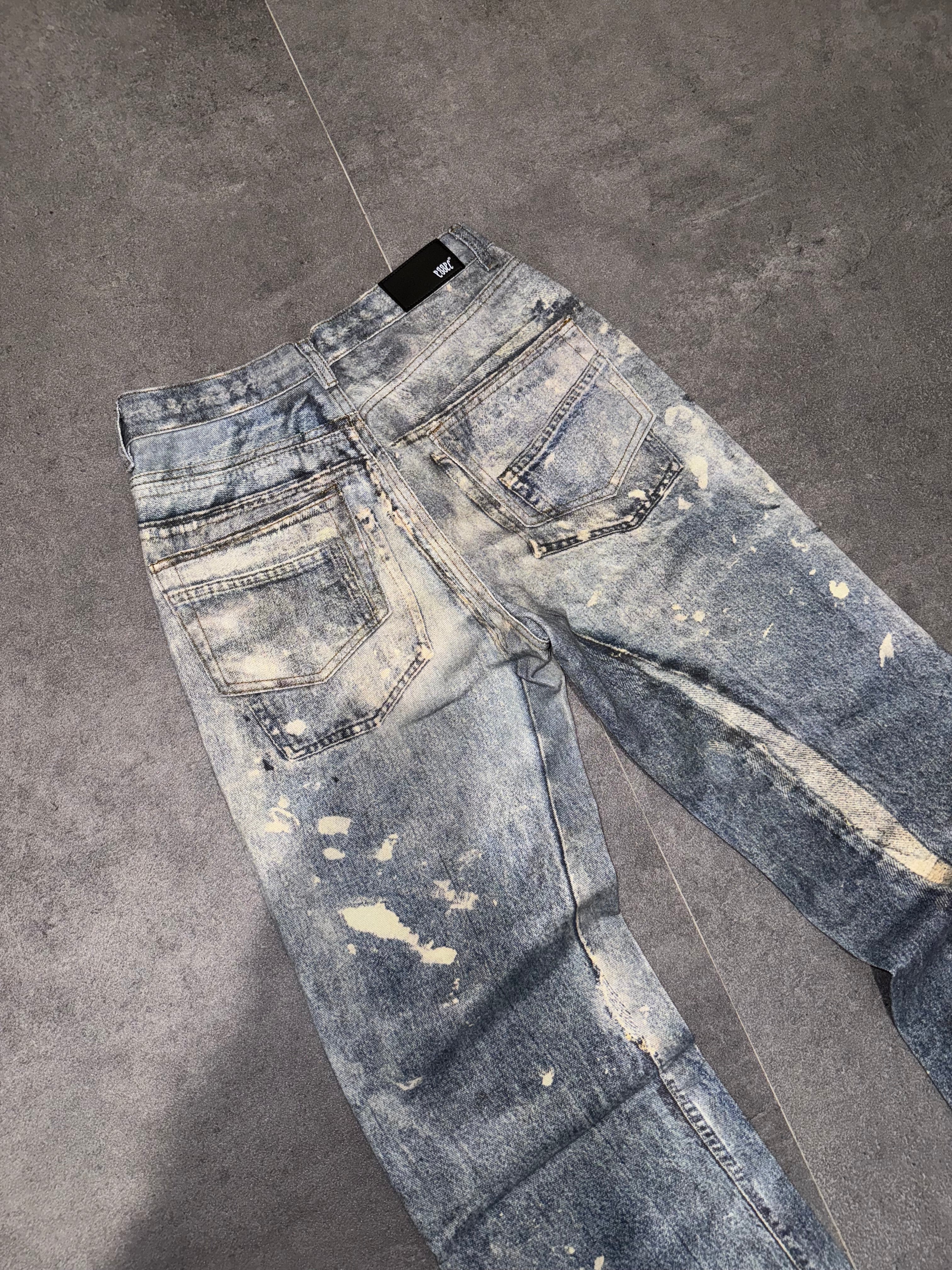 Painted Baggy Denim