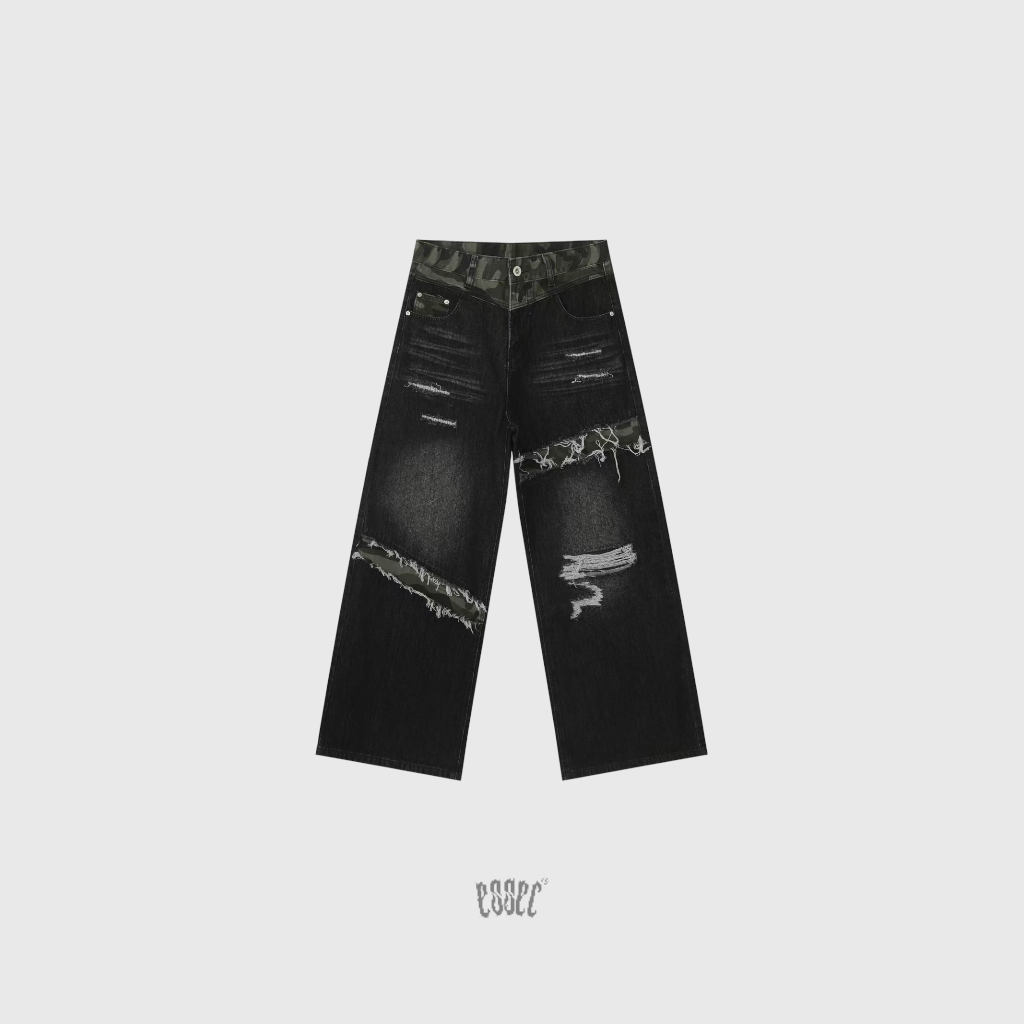 Black Camo Denim