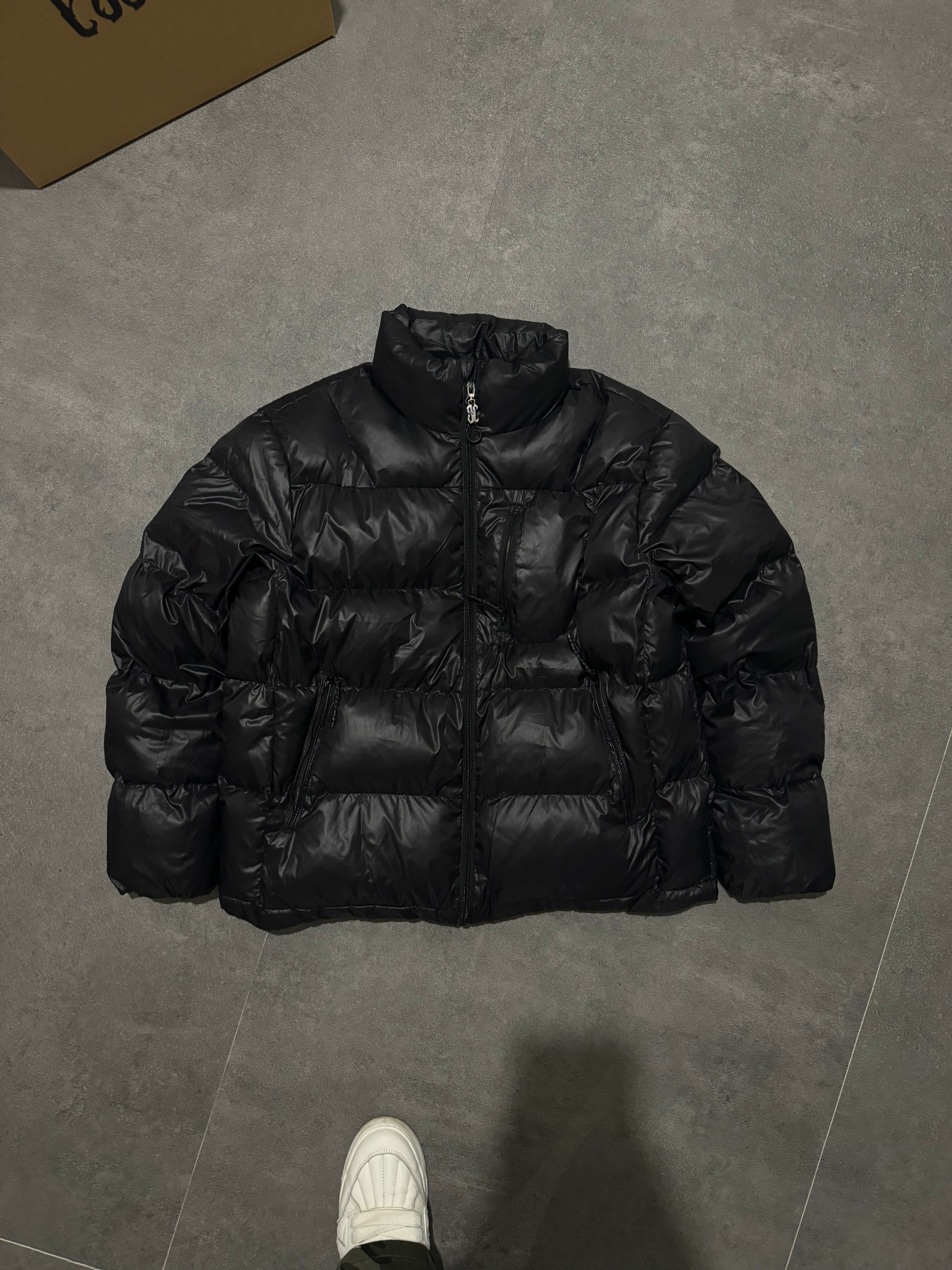 Diamond Zip Black Puffer
