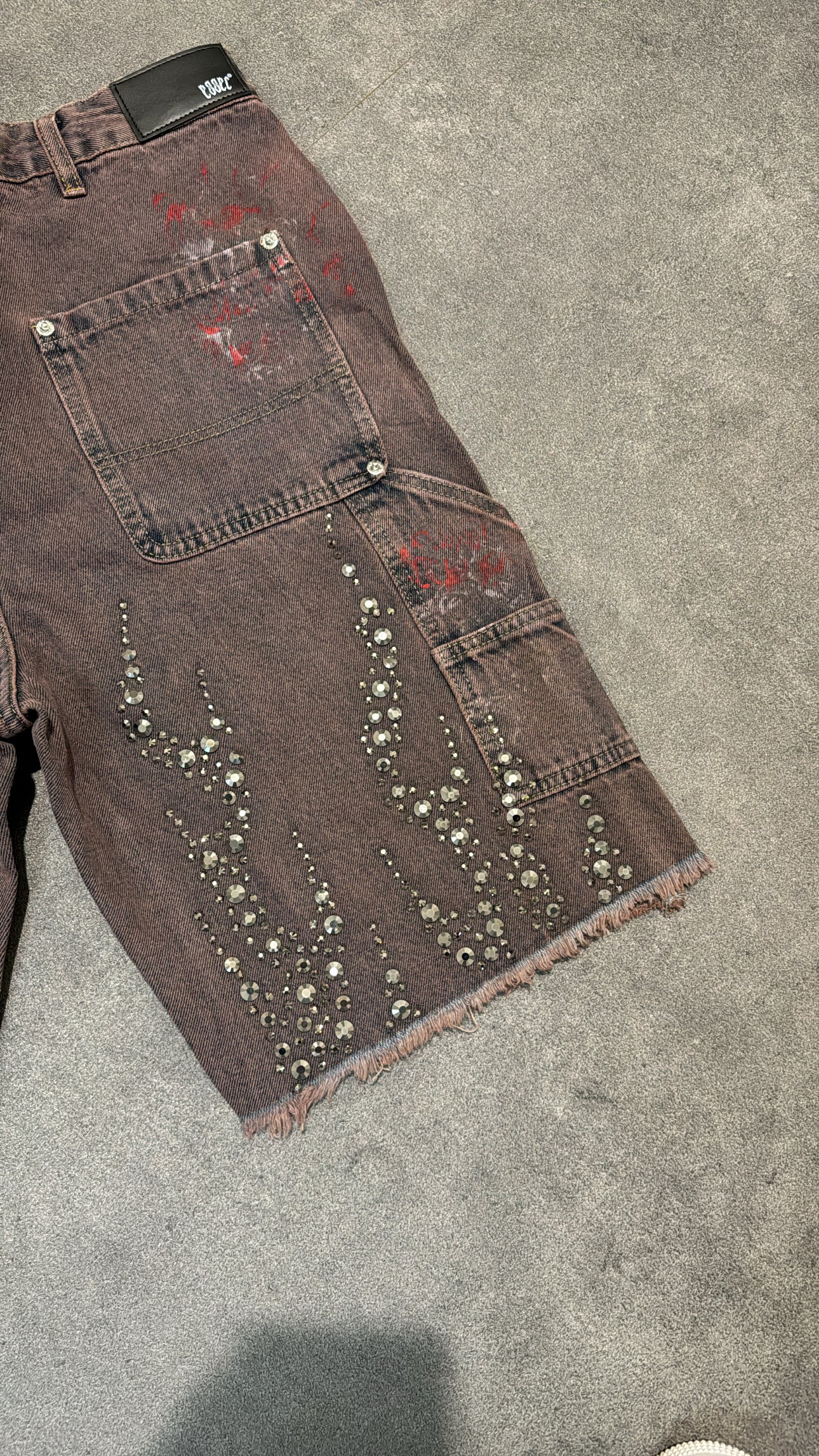 Vvs Flame Shorts Red Wash