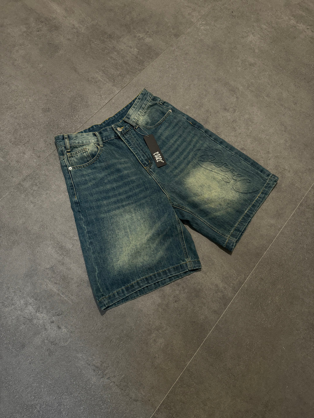 Essec Dark Blue Embossed Logo Short