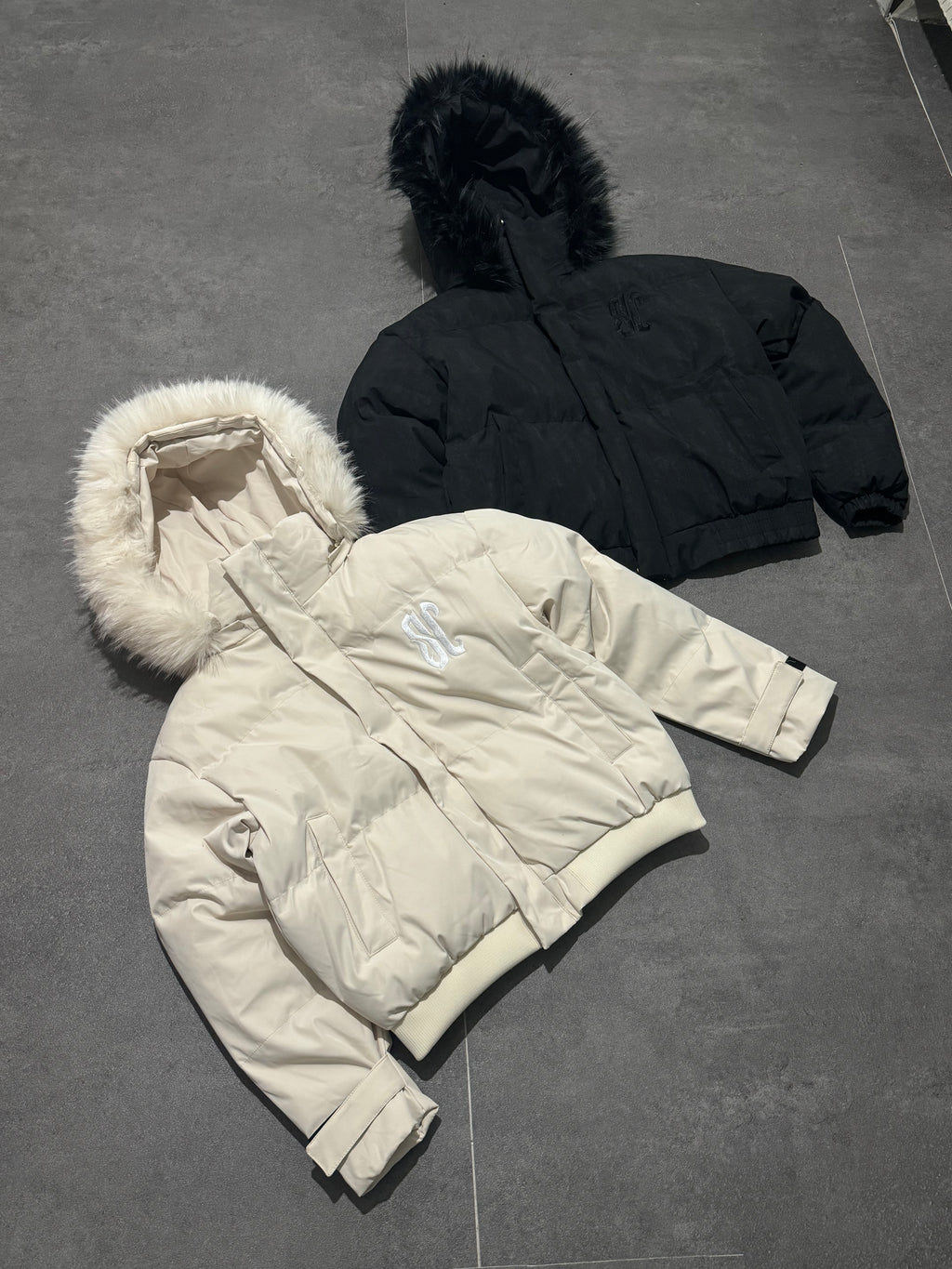 Essec Fur Jacket White