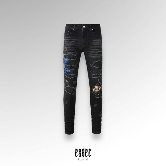 Blue Snake Denim