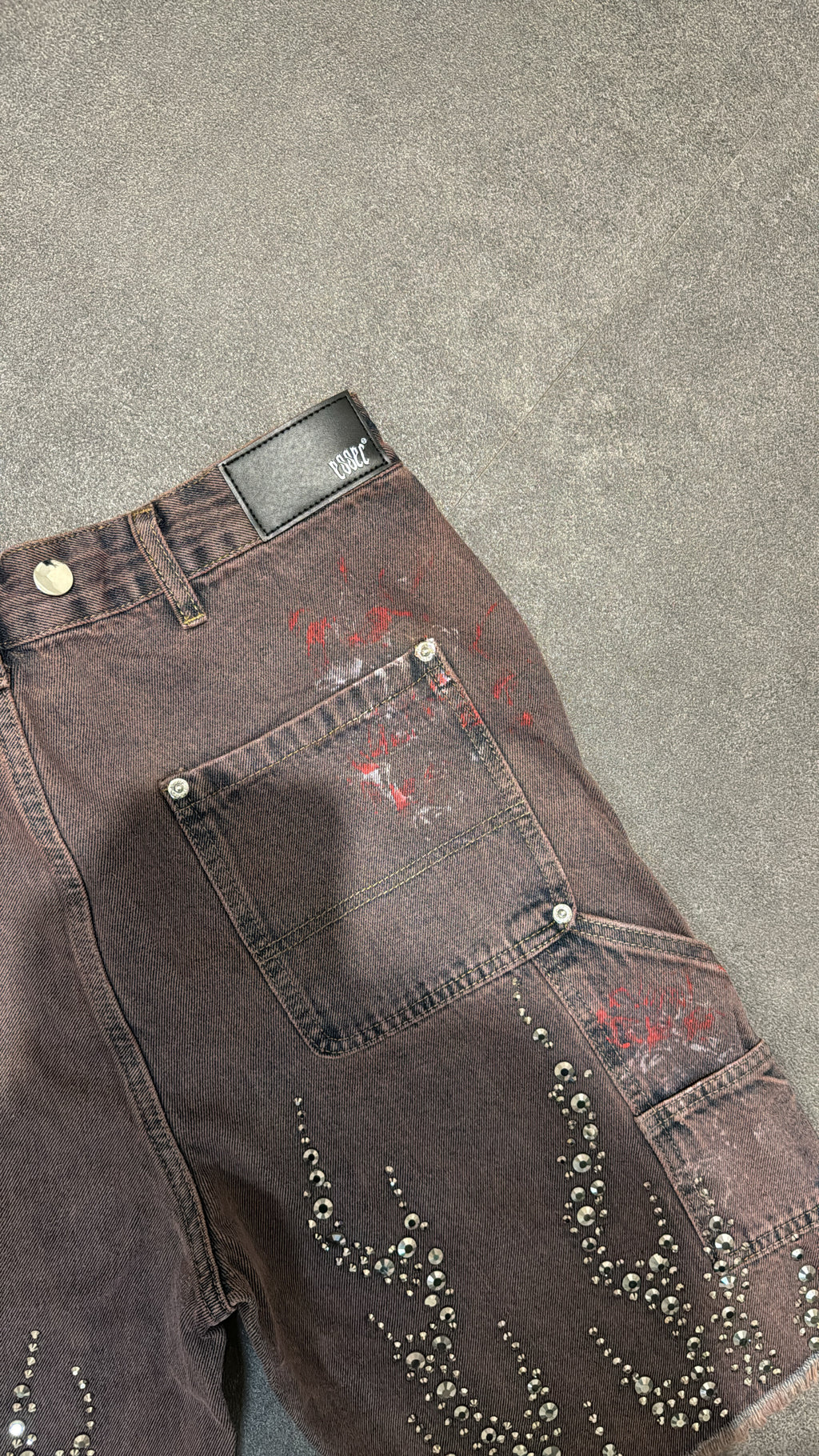 Vvs Flame Shorts Red Wash