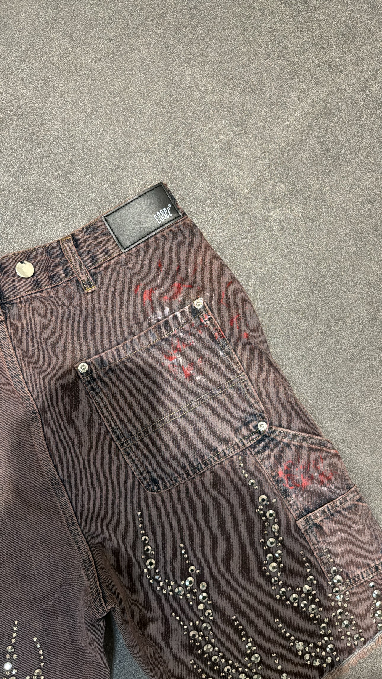 Vvs Flame Shorts Red Wash