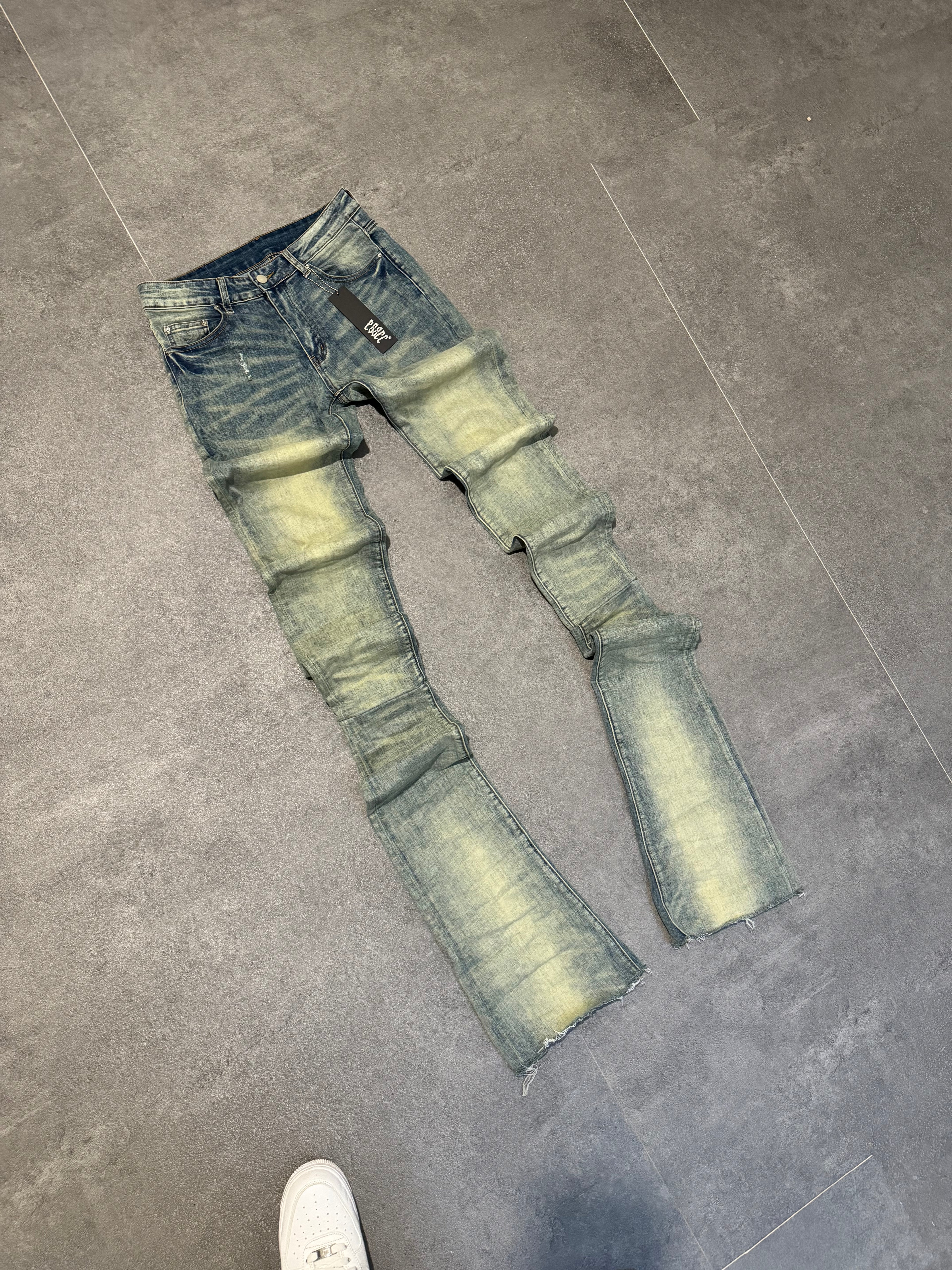 Stacked Basic Blue Wash