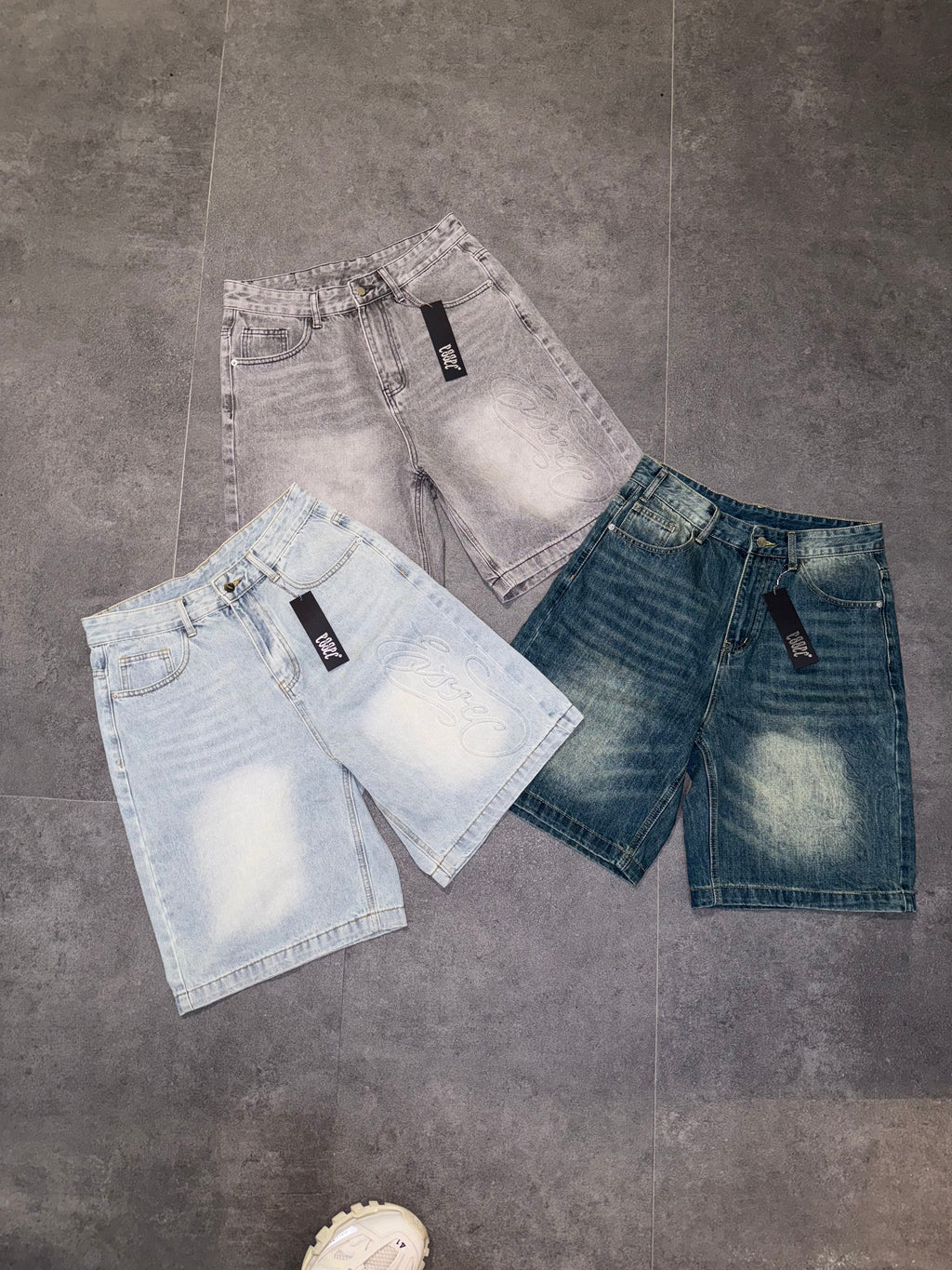 Essec Dark Blue Embossed Logo Short