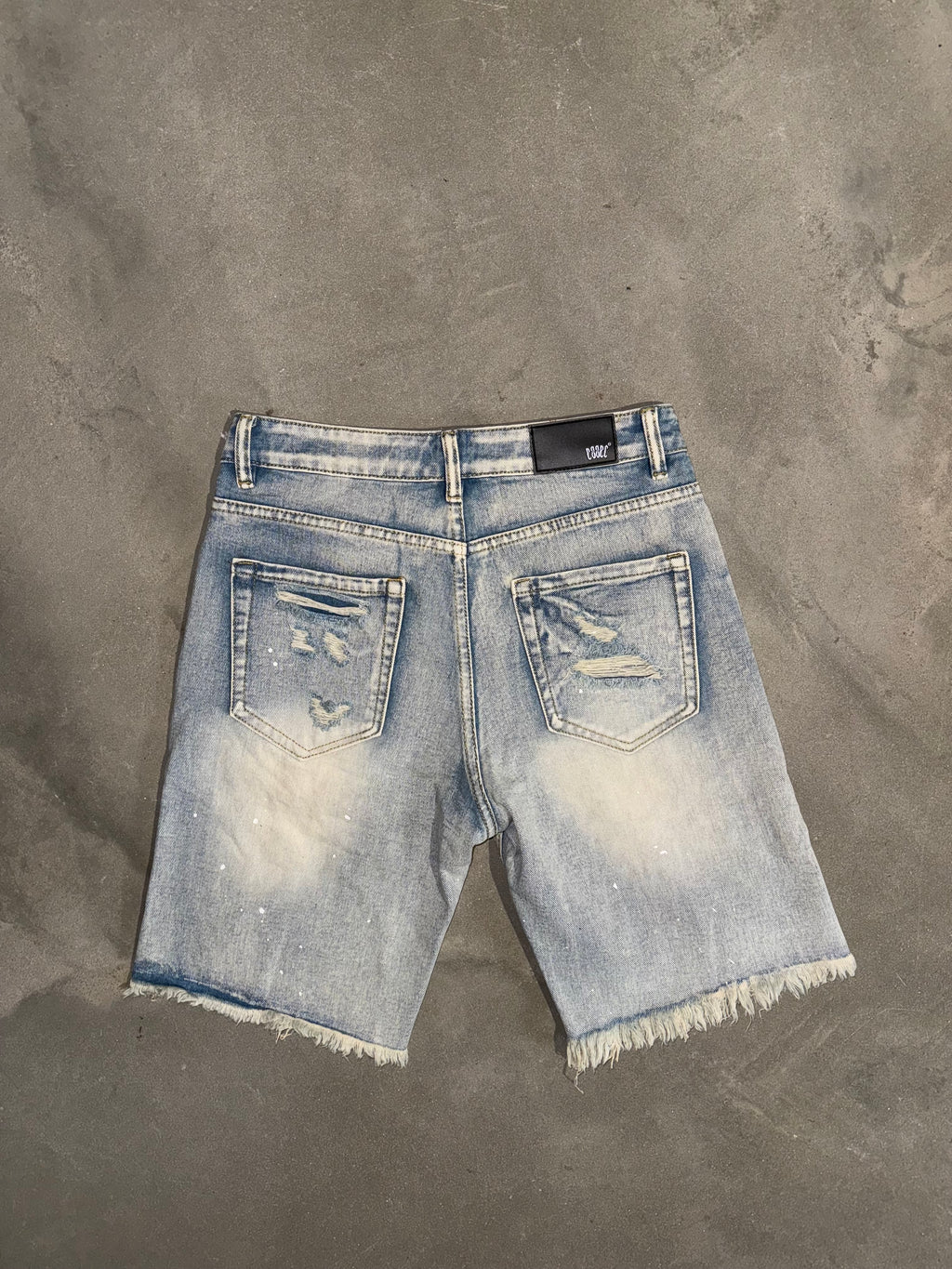 Essec Blue Rhinestone Shorts