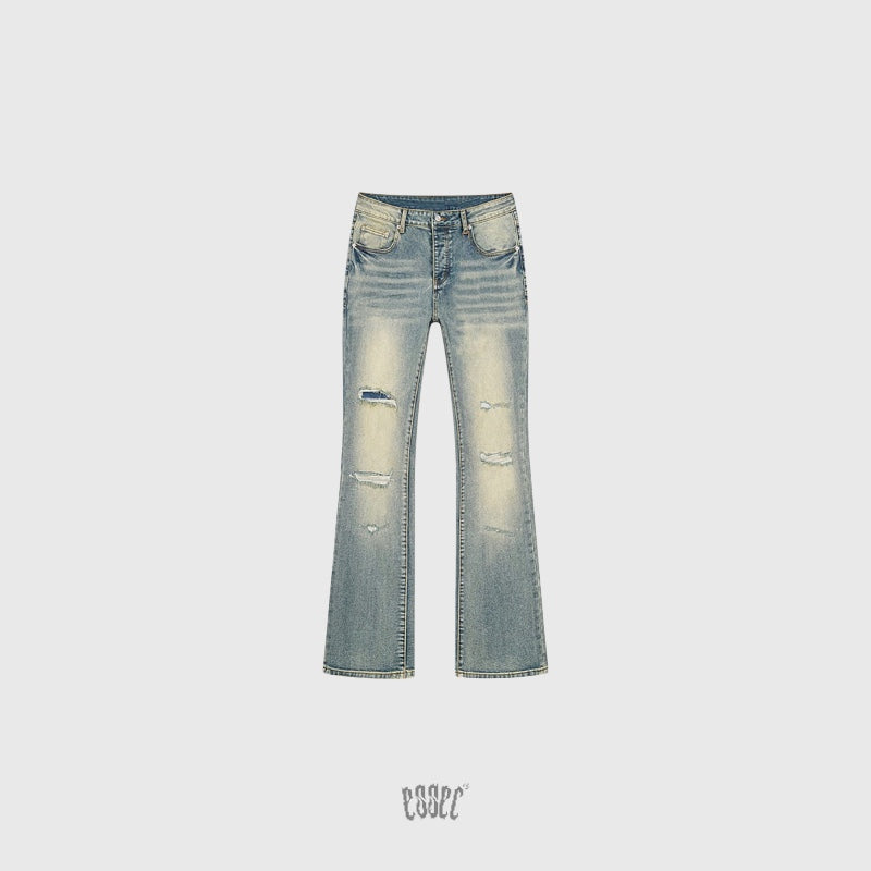 Basic Blue Flared Denim