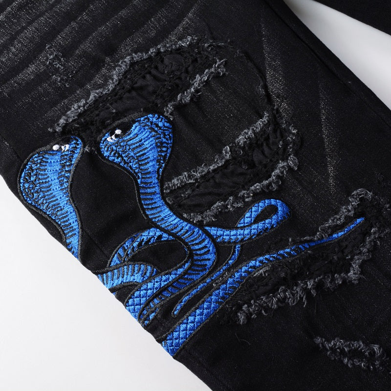 Blue Snake Denim