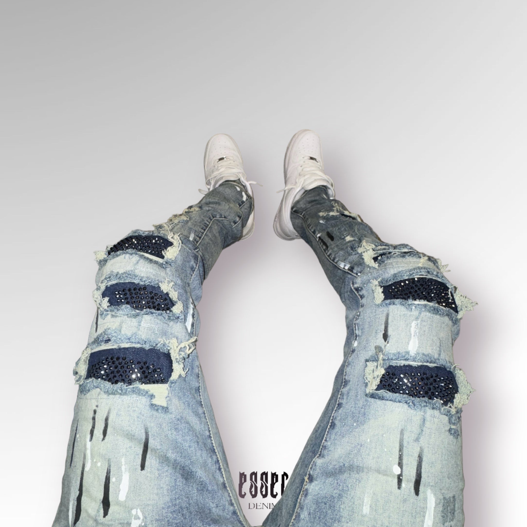 Painted vvs denim