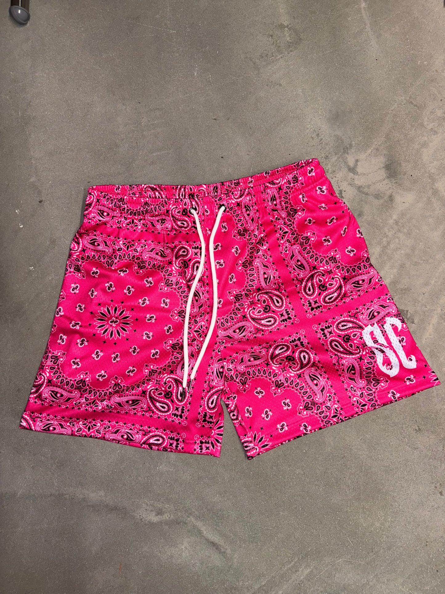 Essec Bandana Shorts Pink