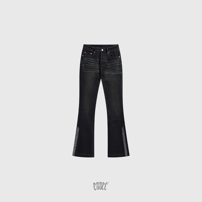 Basic Black Flared Vvs Denim