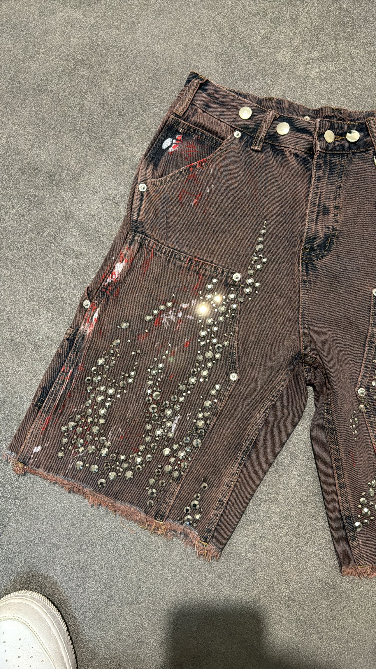 Vvs Flame Shorts Red Wash