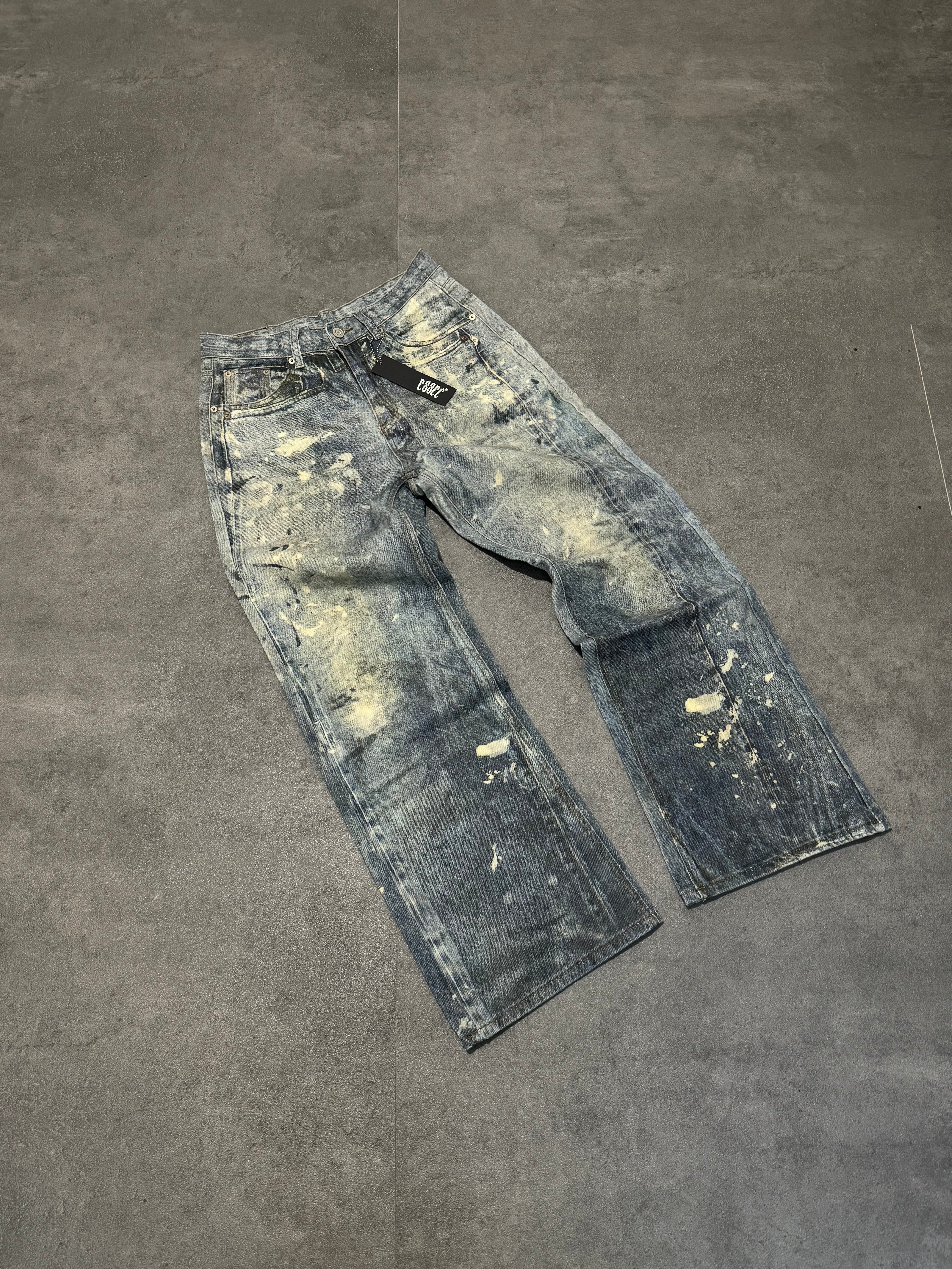 Painted Baggy Denim