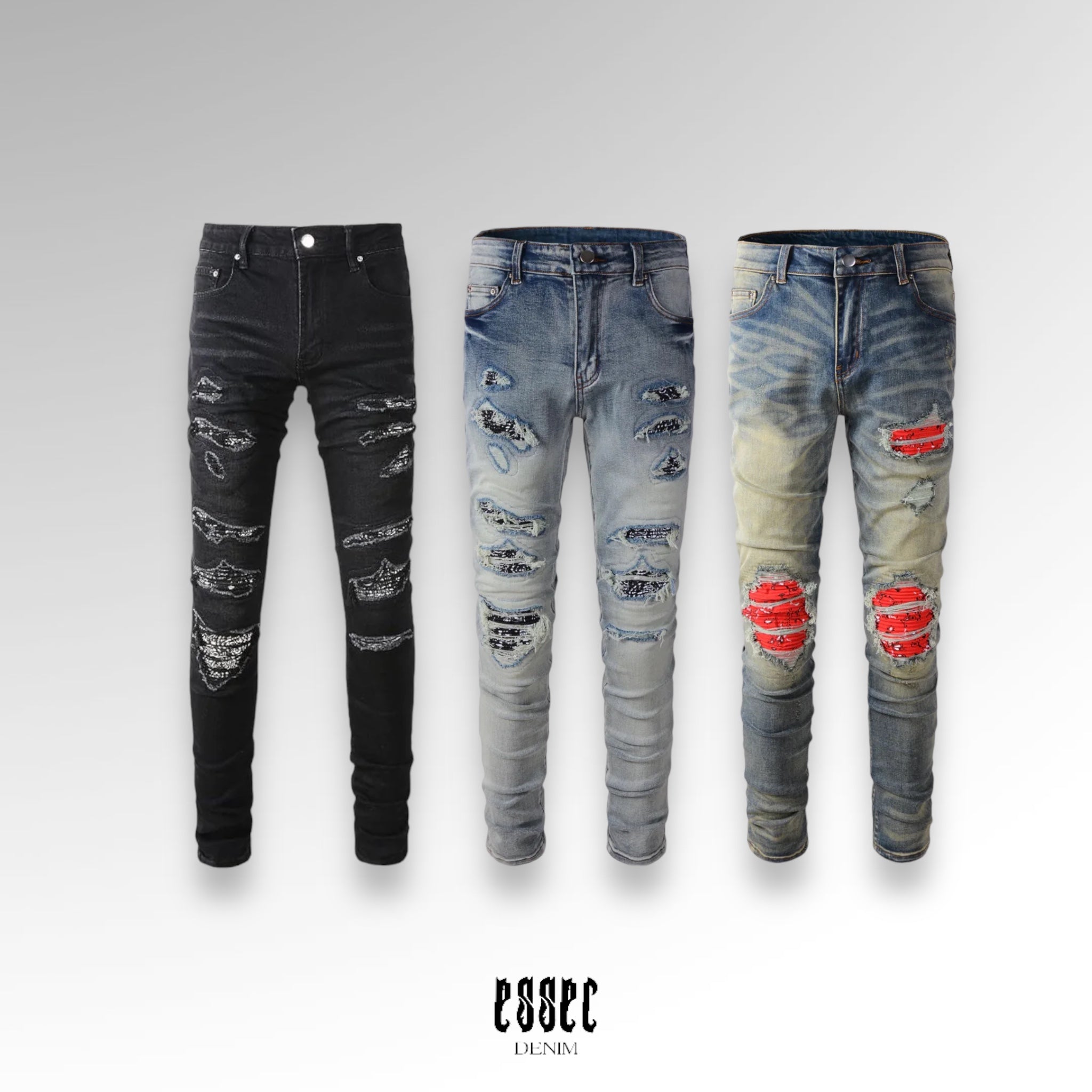 Bandana Pack Denim (3x)