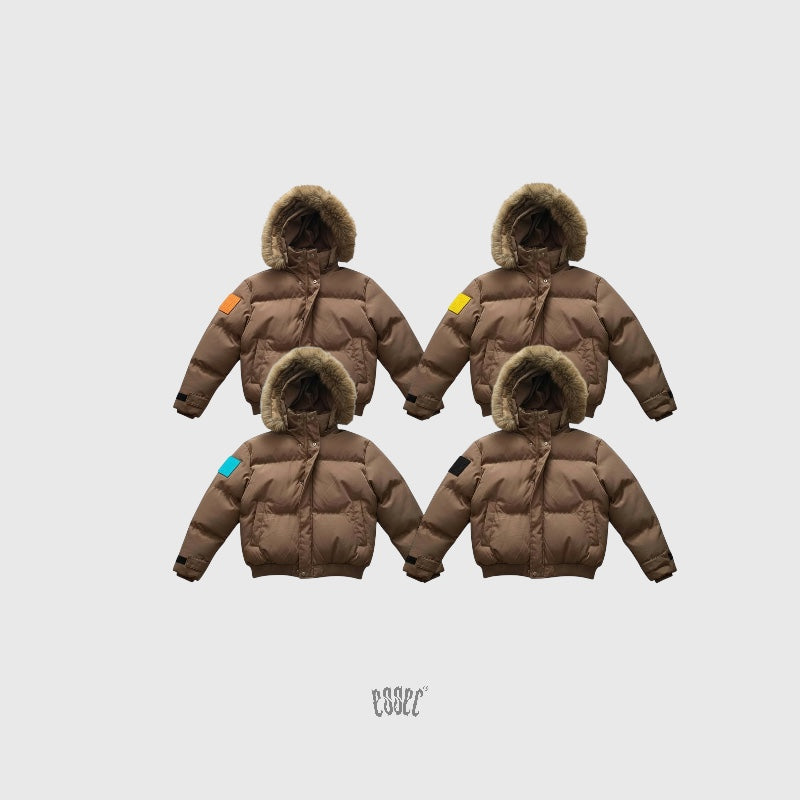 Essec Brown Fur Jacket (Color Change Patches)