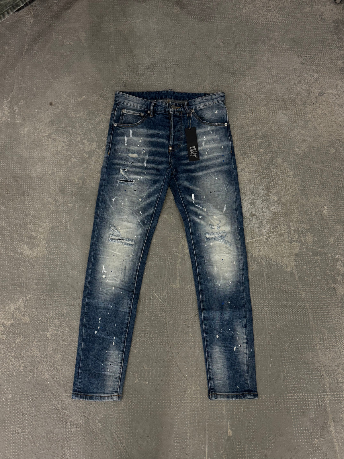 Blue Painted Skinny (24h Shipping)