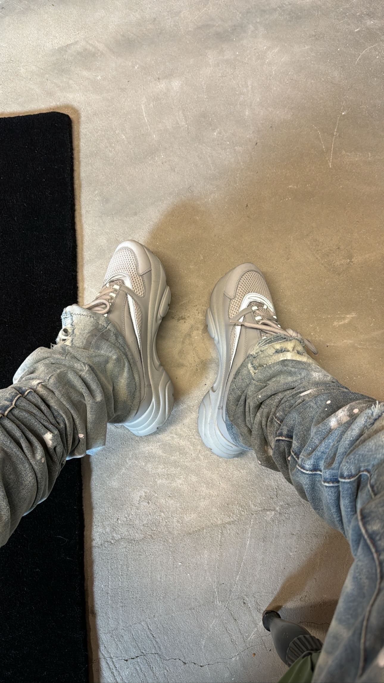 Stacked vvs Distressed Denim