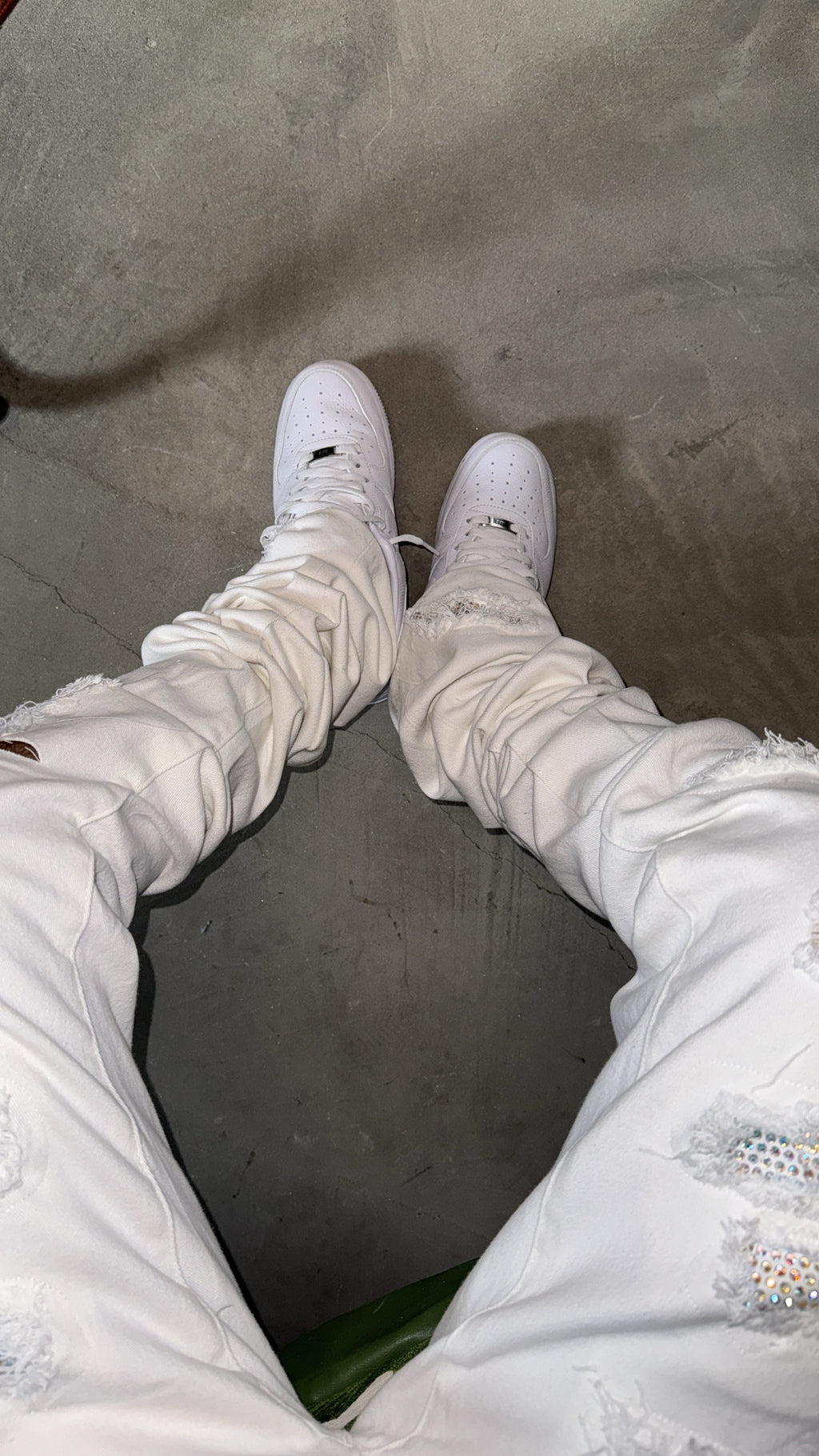 Stacked White vvs Denim
